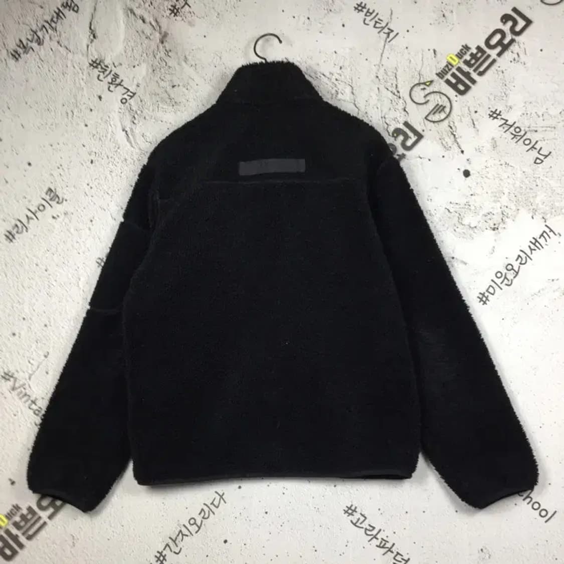 디스커버리 뽀글이 후리스 플리스 자켓 블랙 95 3400146 상품이미지2