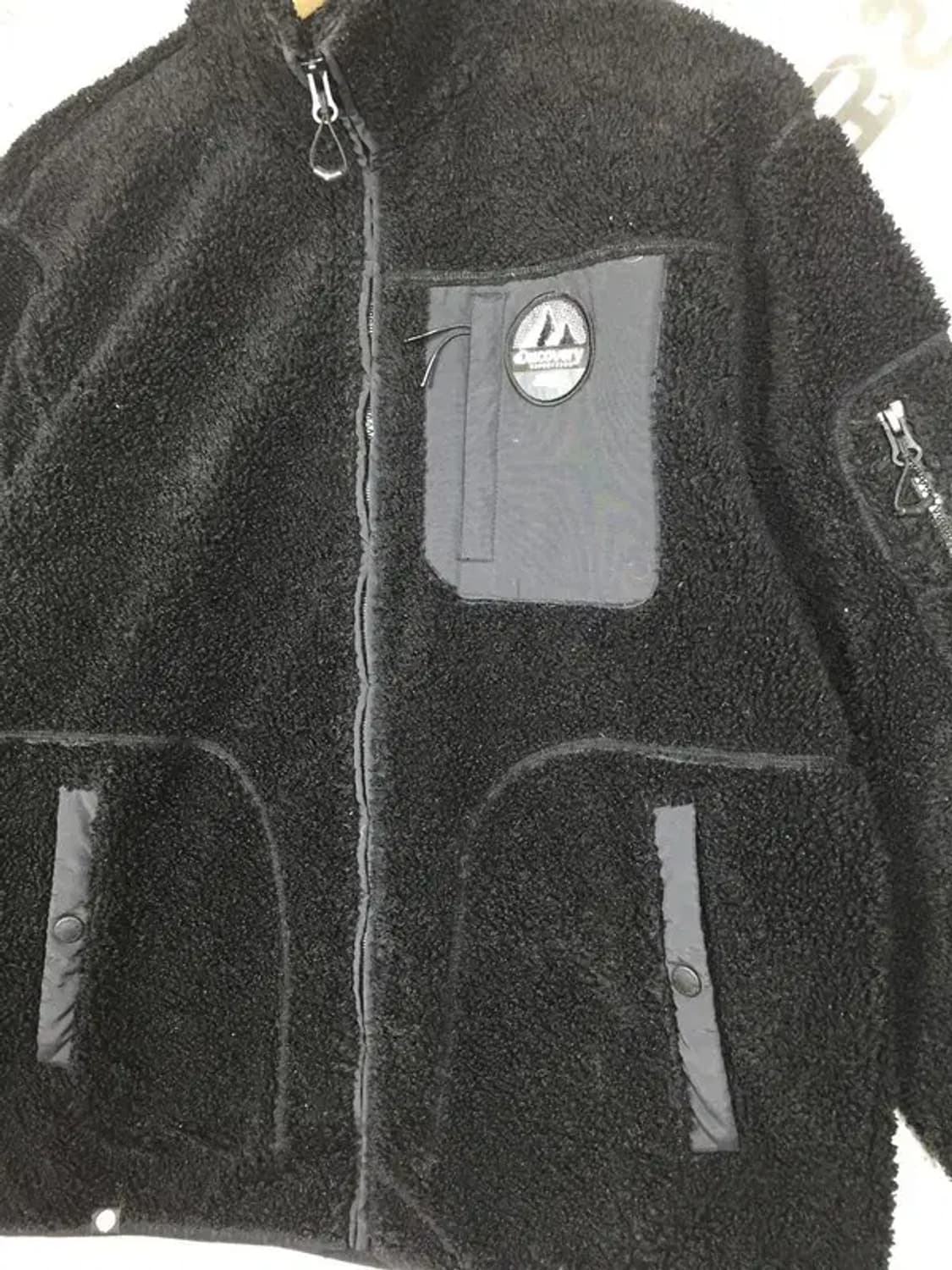 디스커버리 뽀글이 후리스 플리스 자켓 블랙 95 3400146 상품이미지3