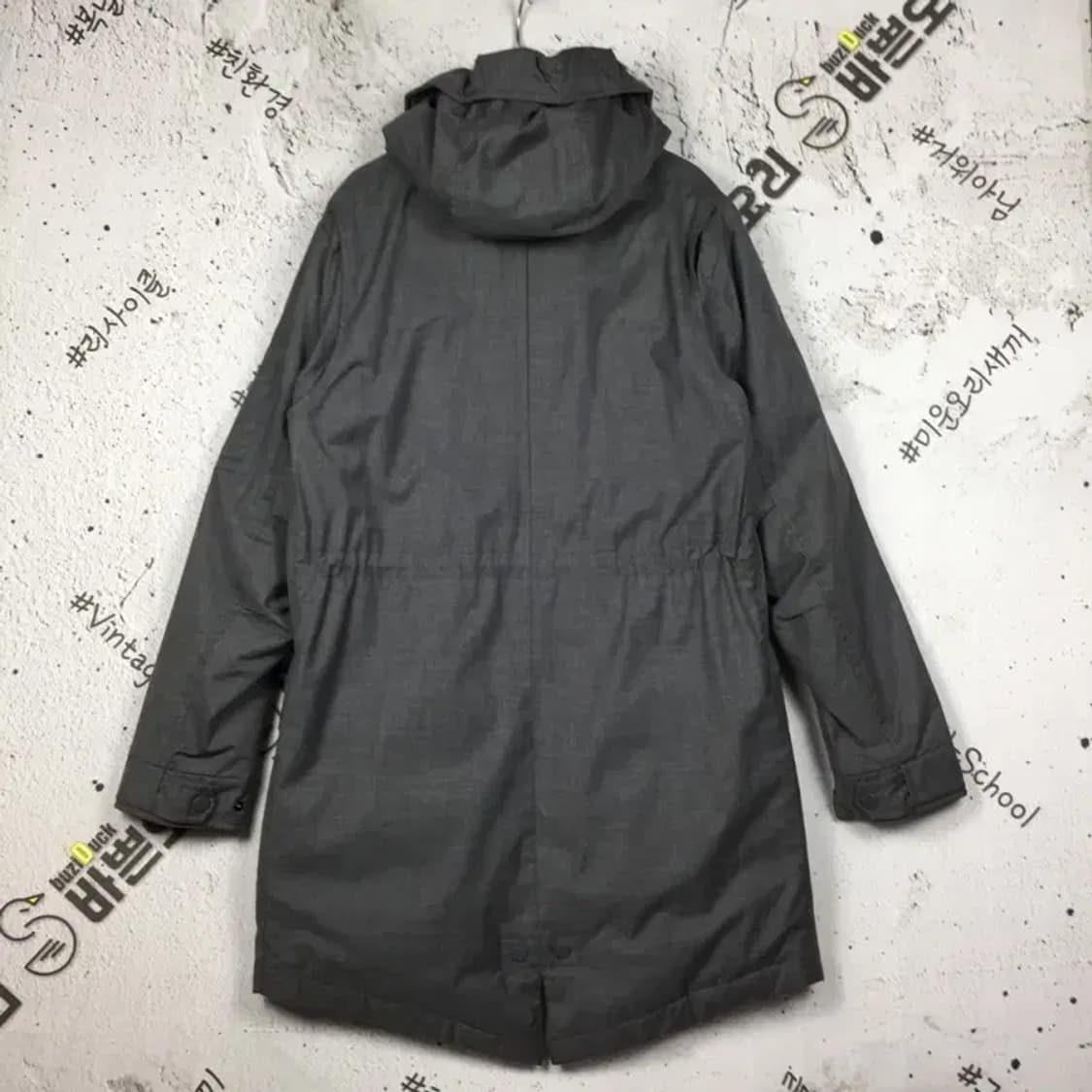 빈폴 프리미엄 구스다운 야상 패딩 그레이 95 3400151 상품이미지2