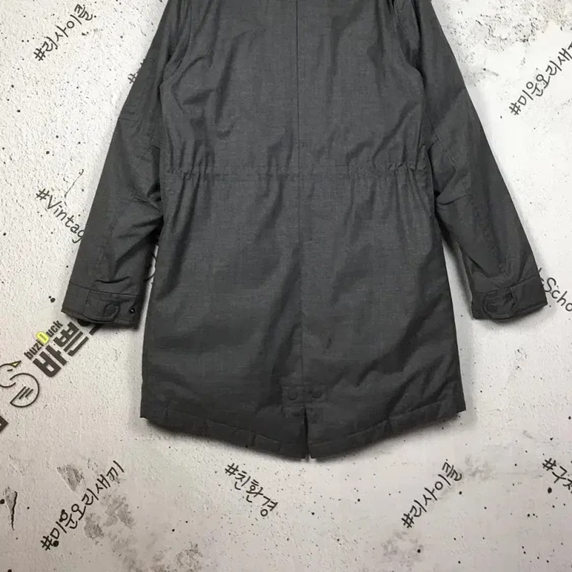 빈폴 프리미엄 구스다운 야상 패딩 그레이 95 3400151 상품이미지5