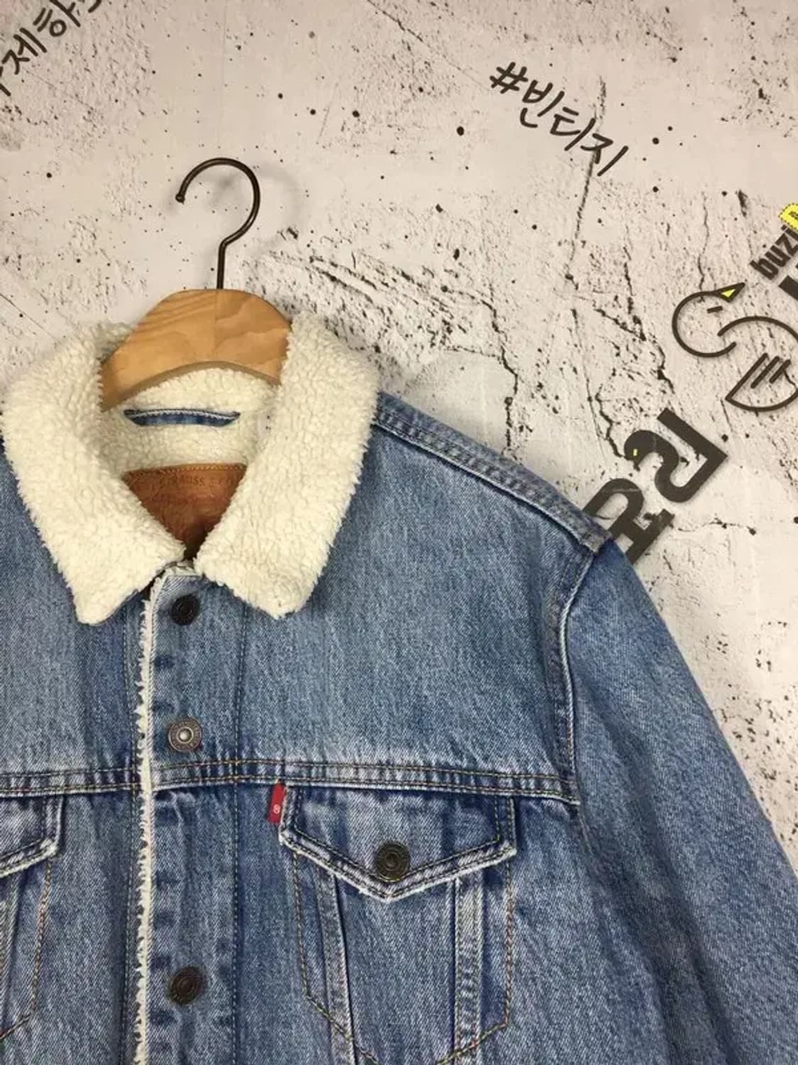 리바이스 빈티지 인디고 데님 트러커 자켓 L 3400154 상품이미지5