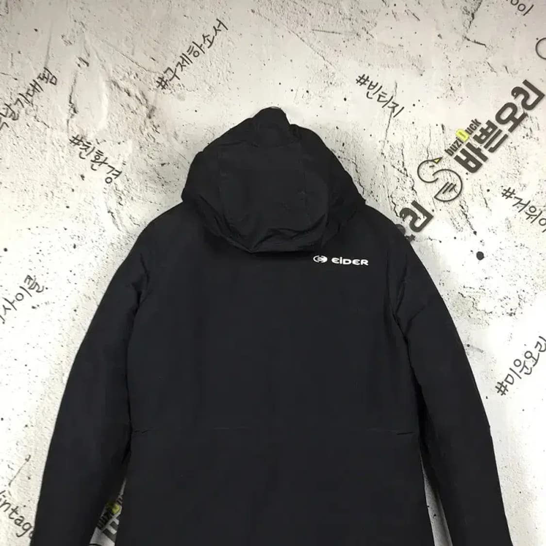 아이더 스텔라 덕다운 패딩 점퍼 블랙 S 3400152 상품이미지4