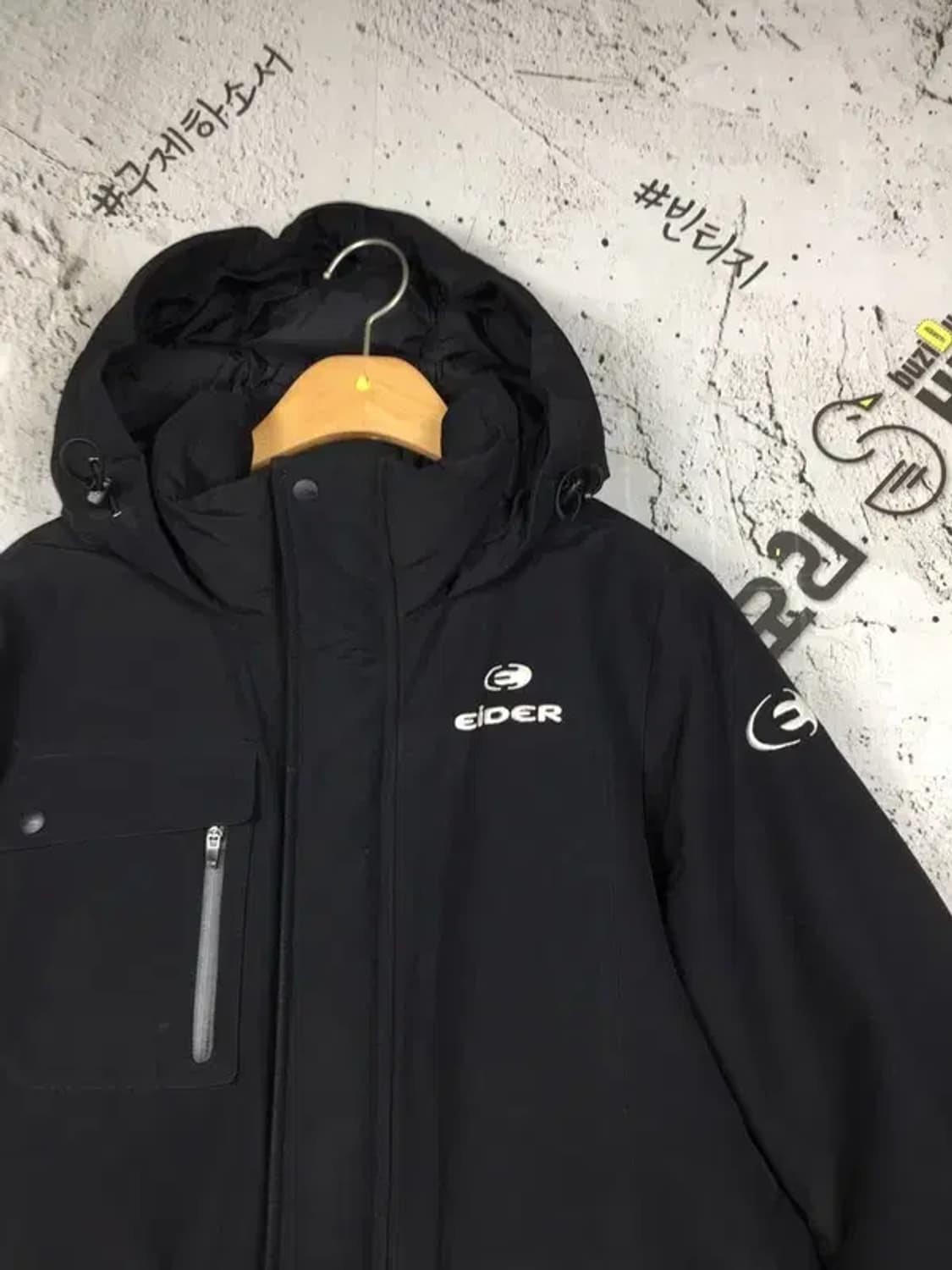 아이더 스텔라 덕다운 패딩 점퍼 블랙 S 3400152 상품이미지6