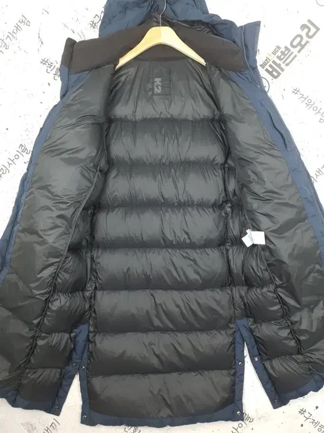 K2 구스다운 롱 패딩 점퍼 네이비 3400134 상품이미지7