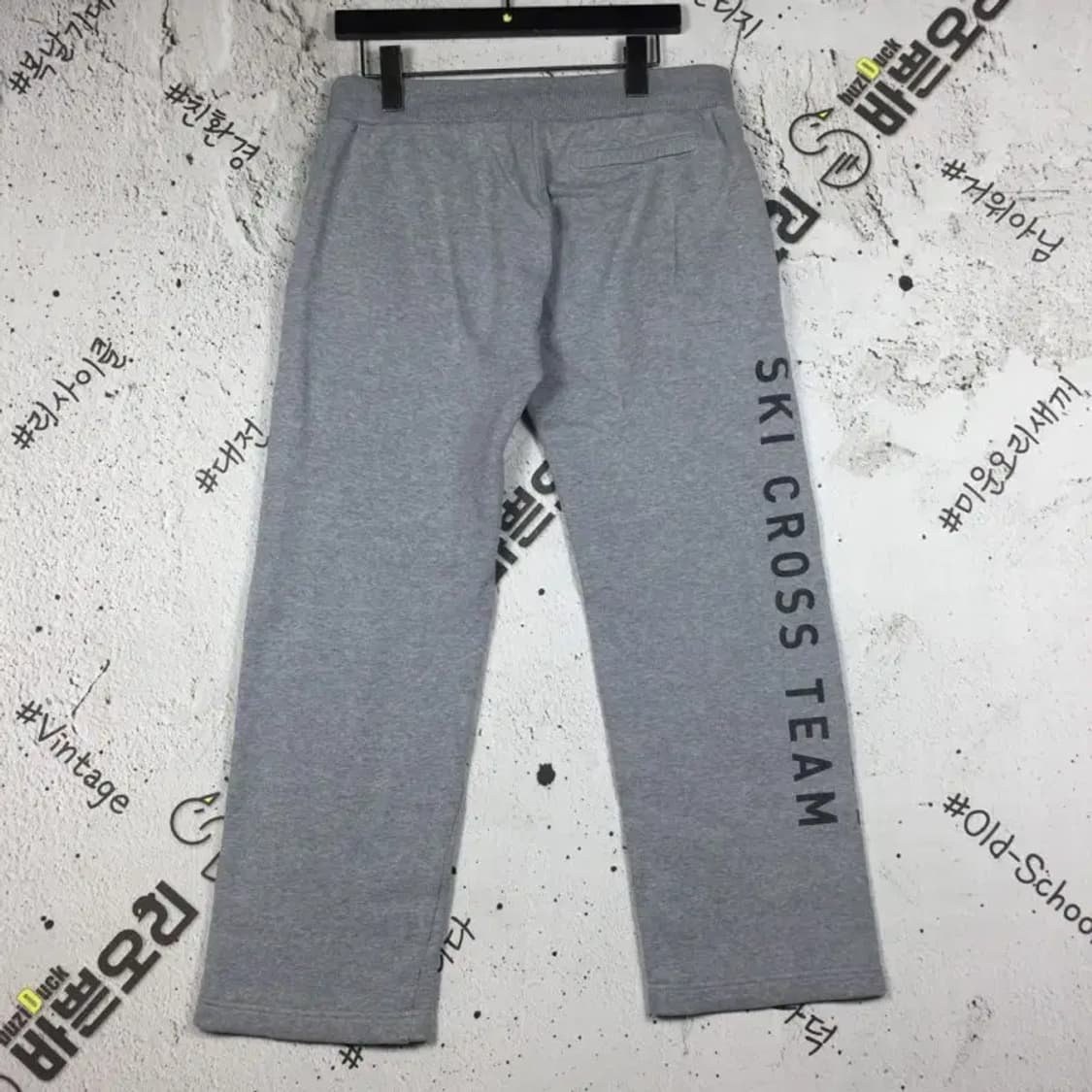 데상트 캐나다 기모 트레이닝 바지 라이트 그레이 70 4400092 상품이미지2