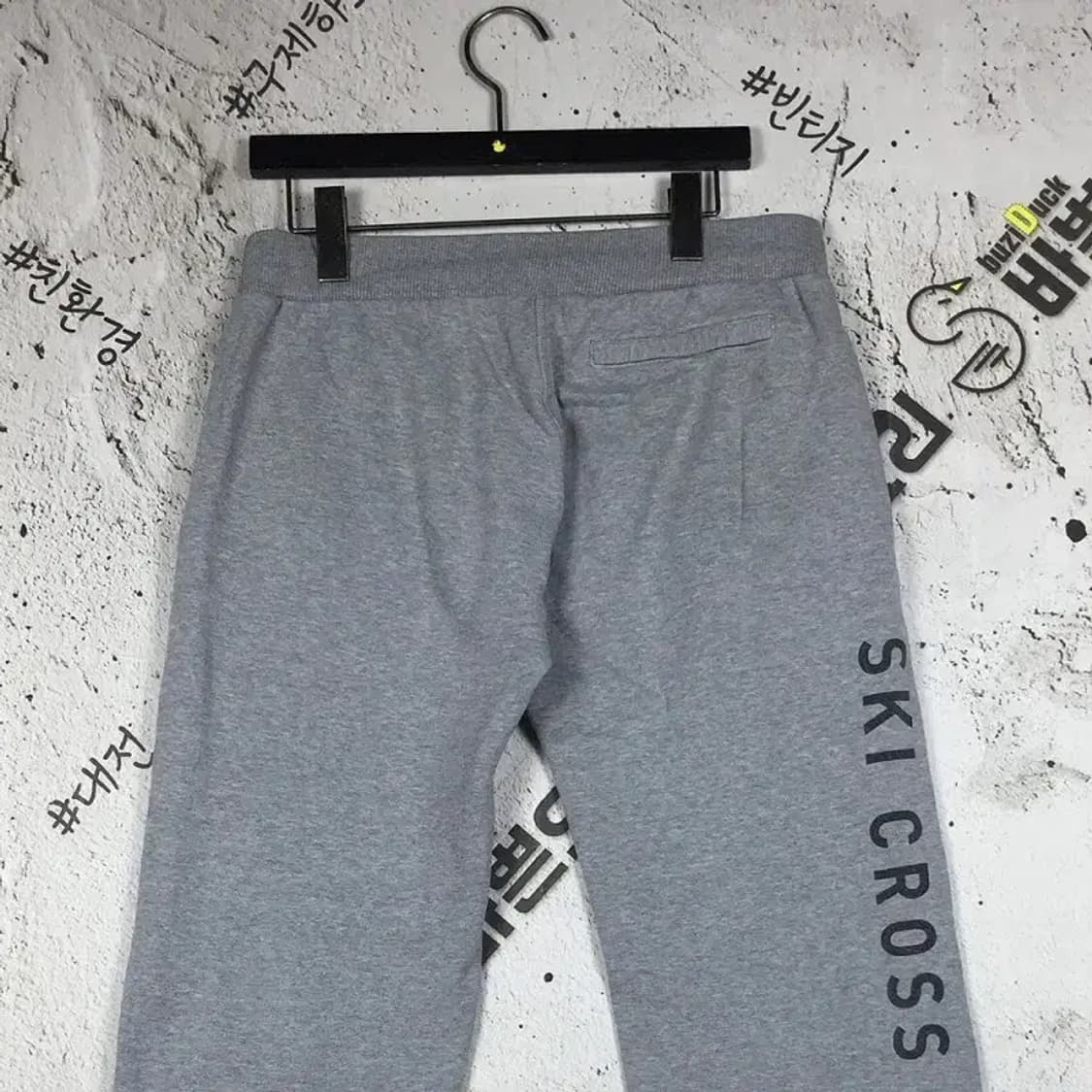 데상트 캐나다 기모 트레이닝 바지 라이트 그레이 70 4400092 상품이미지4