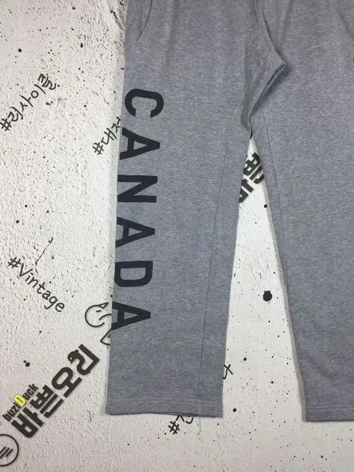 데상트 캐나다 기모 트레이닝 바지 라이트 그레이 70 4400092 상품이미지7