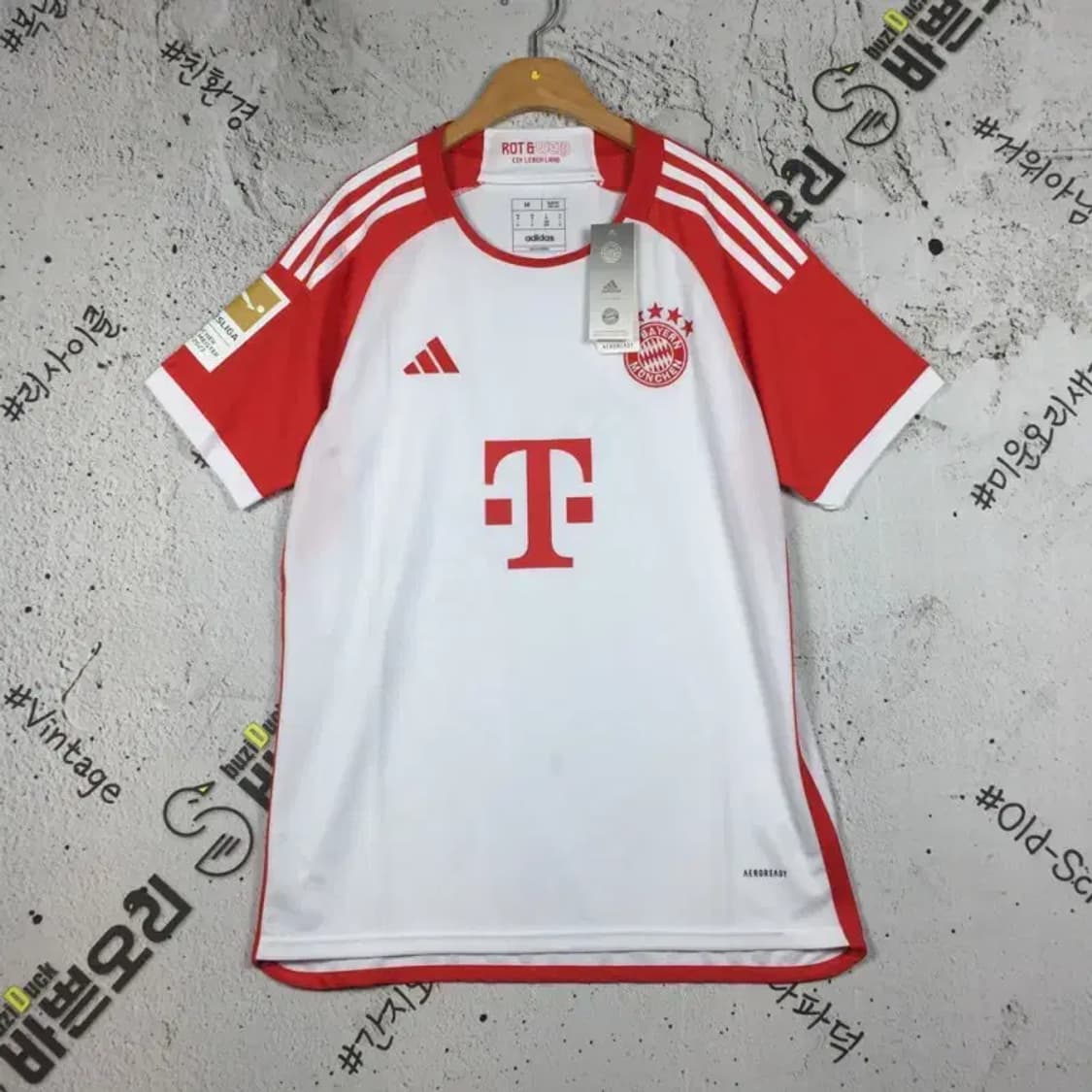 [새상품] 아디다스 축구 뮌헨 노마킹 유니폼 져지 반팔 M 1000524 상품이미지1