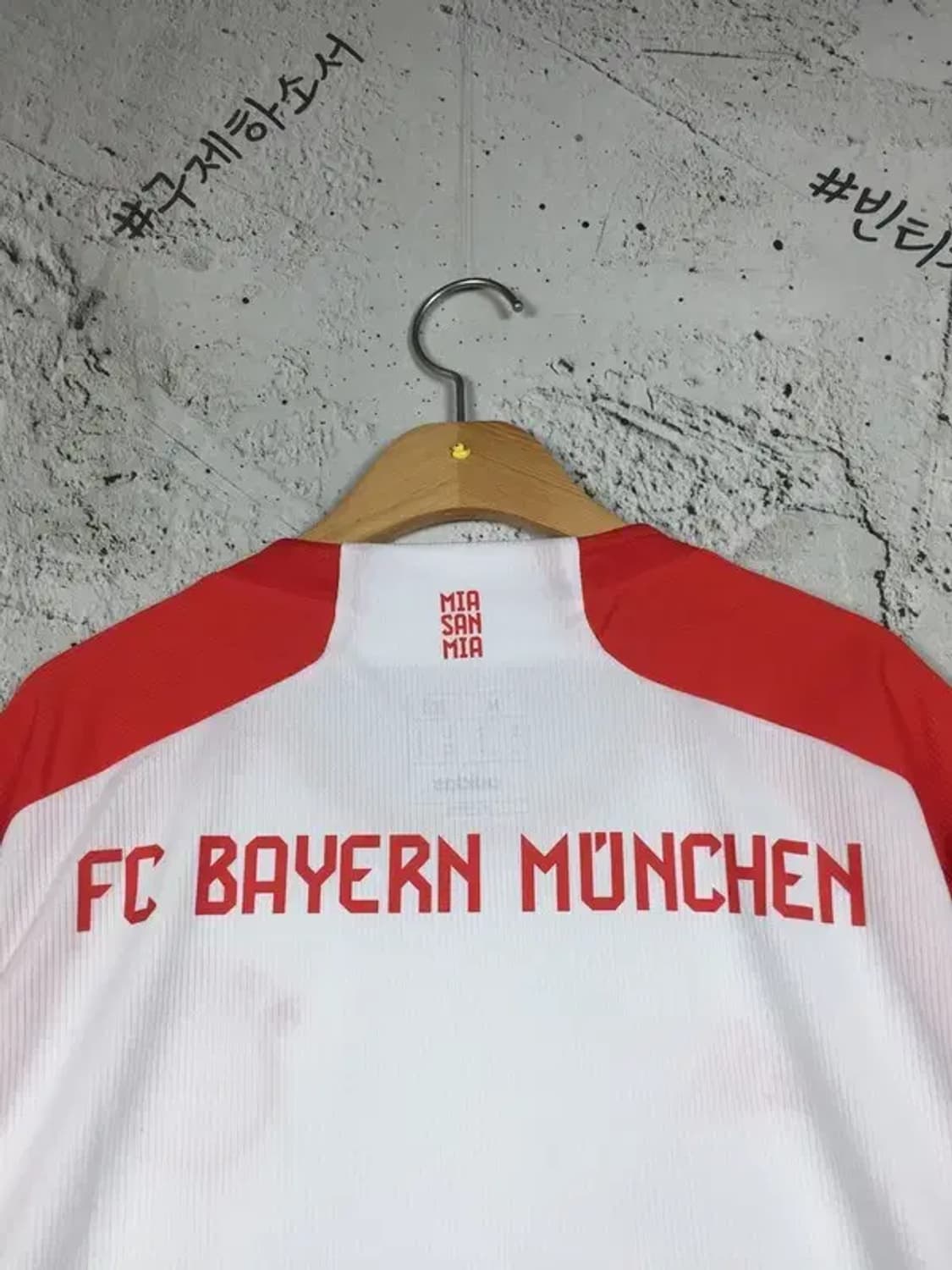 [새상품] 아디다스 축구 뮌헨 노마킹 유니폼 져지 반팔 M 1000524 상품이미지8