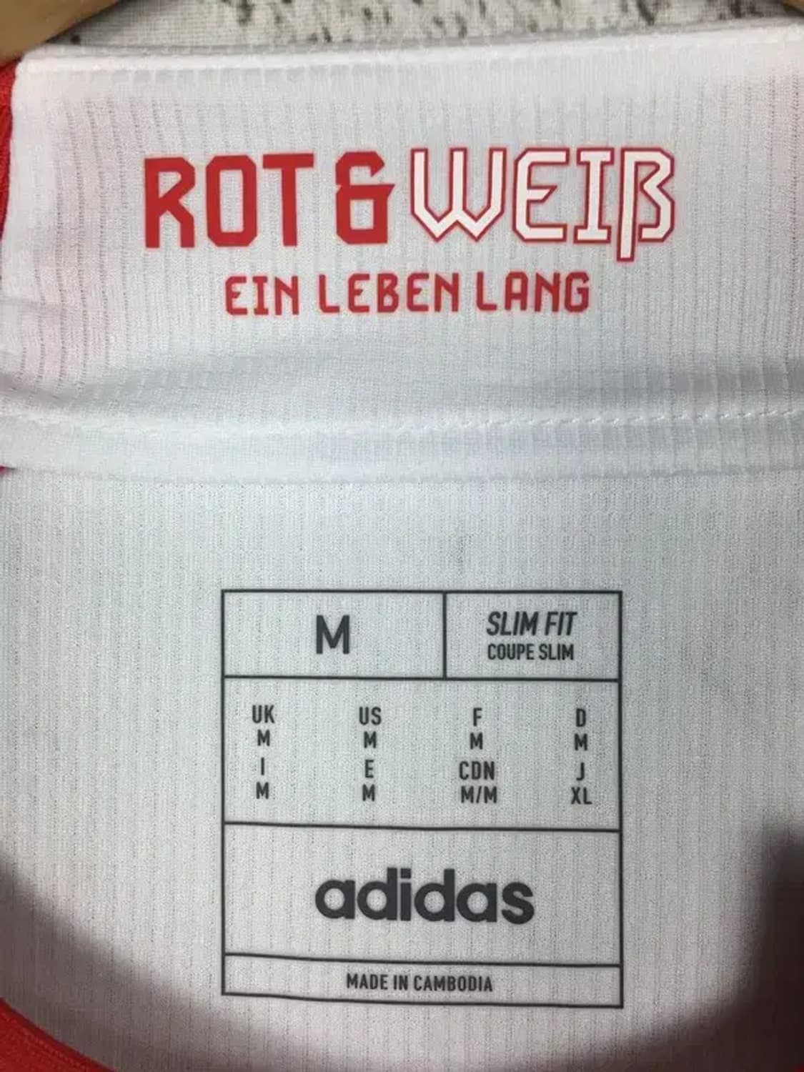 [새상품] 아디다스 축구 뮌헨 노마킹 유니폼 져지 반팔 M 1000524 상품이미지9