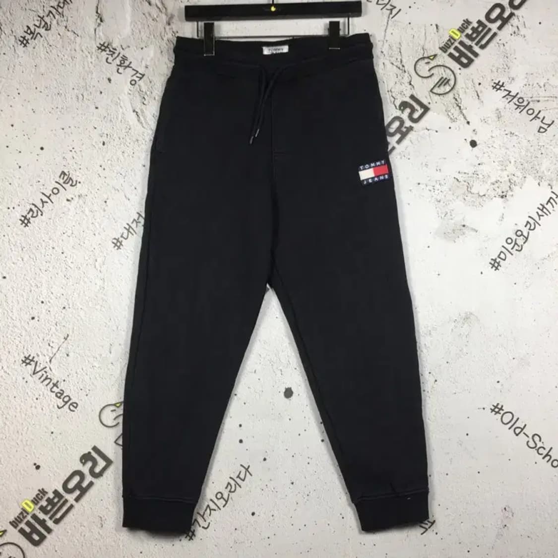 타미진스 플래그 트레이닝 조거 운동바지 블랙 S 4400095 상품이미지1