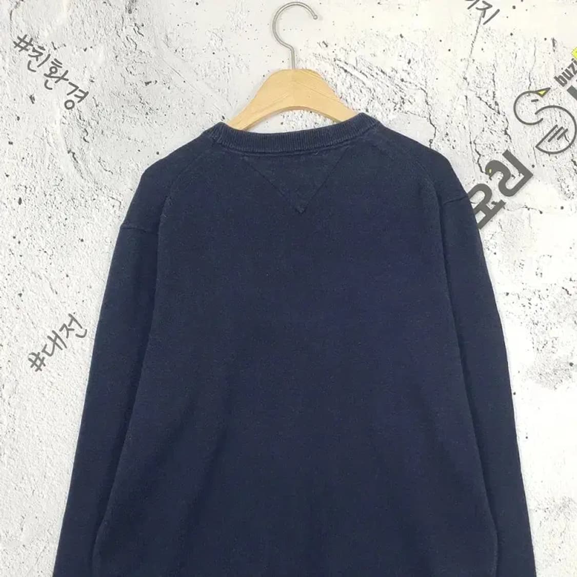 타미힐피거 TOMMY 코튼 캐시미어 니트 네이비 XL 2400002 상품이미지5