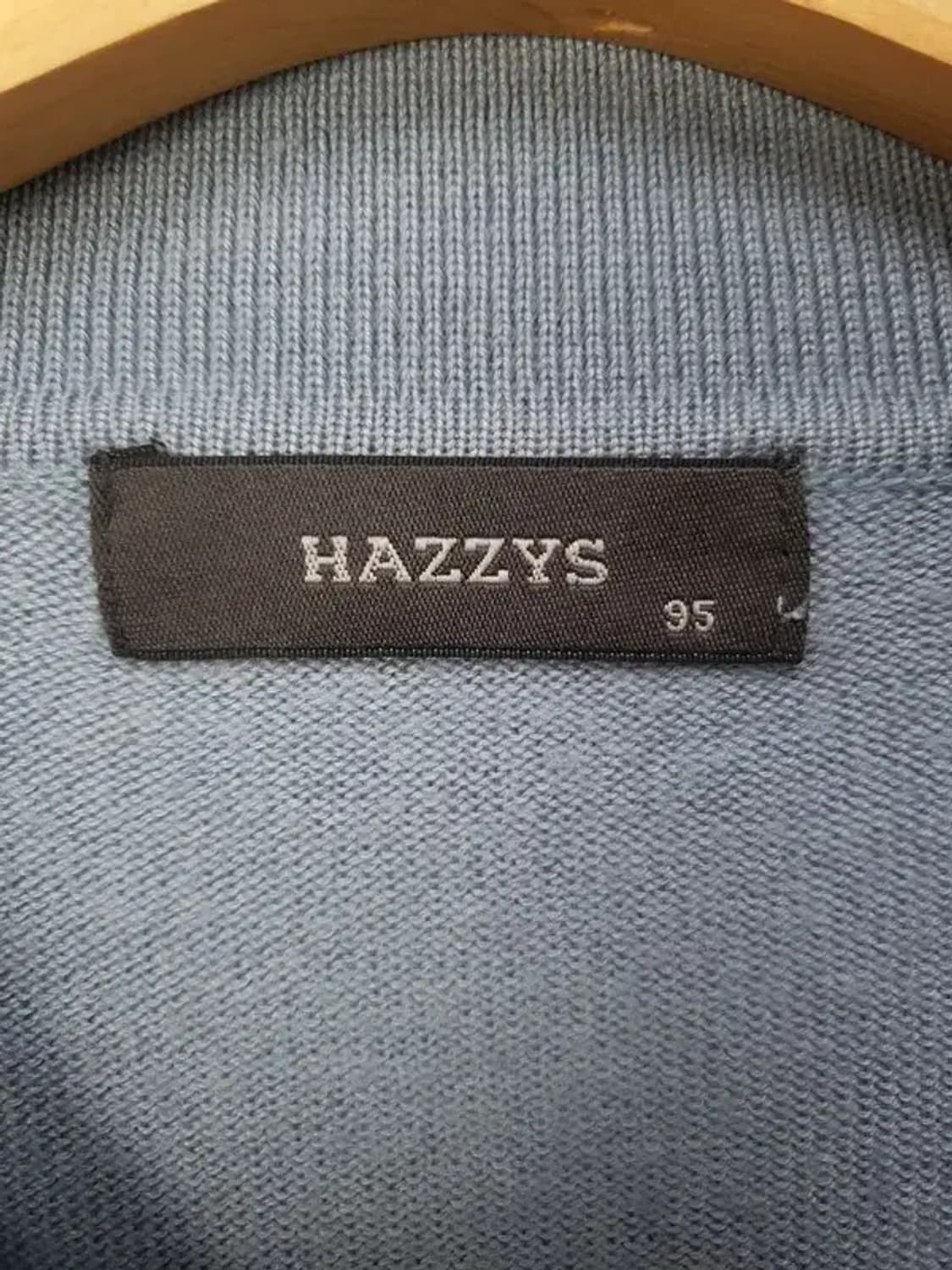 헤지스 HAZZYS 카라티 니트 라이트 블루 95 2400032 상품이미지8