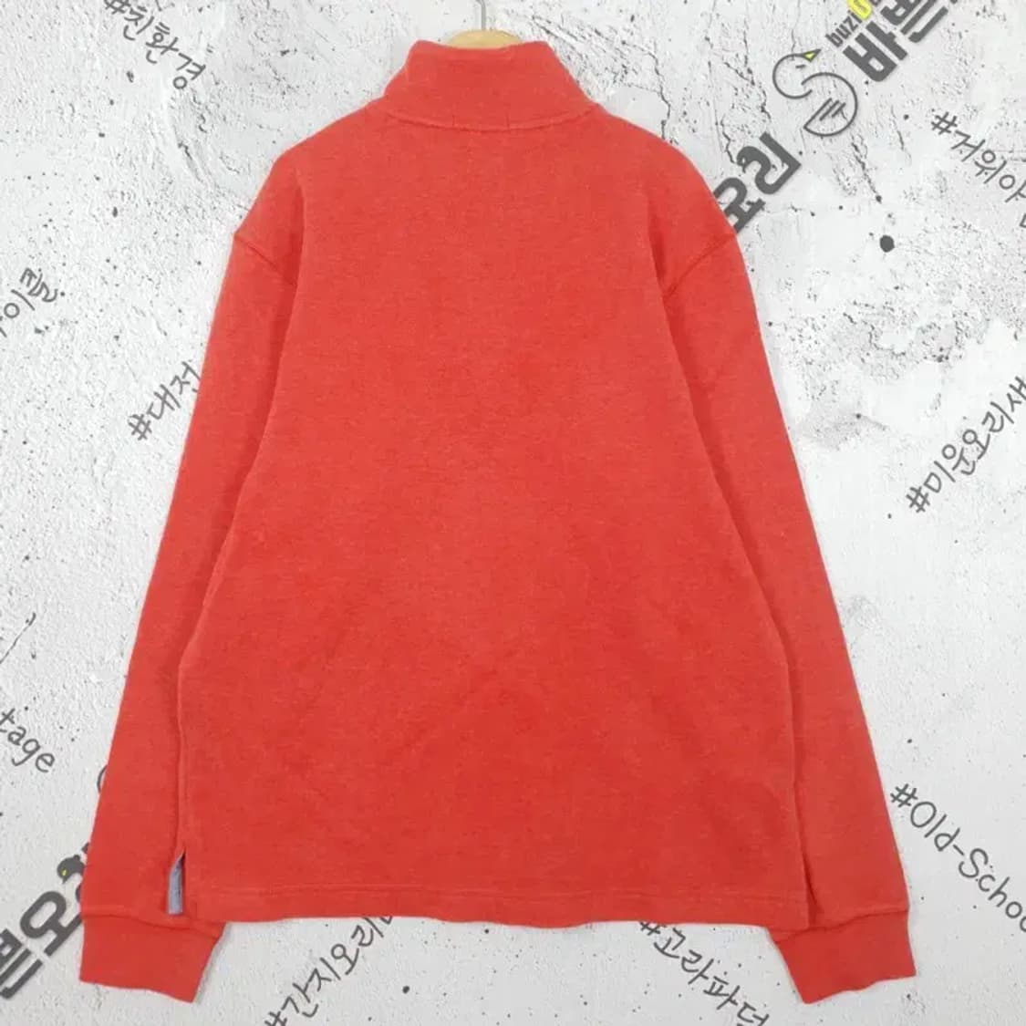 헤지스 HAZZYS 헨리넥 니트 스웨터 코랄 110 2400039 상품이미지2