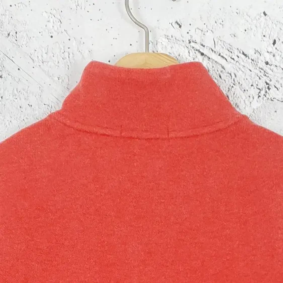 헤지스 HAZZYS 헨리넥 니트 스웨터 코랄 110 2400039 상품이미지6