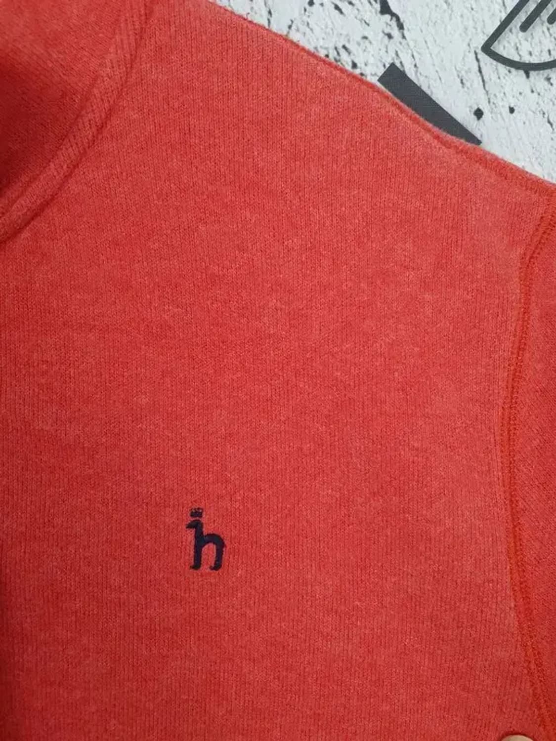 헤지스 HAZZYS 헨리넥 니트 스웨터 코랄 110 2400039 상품이미지7