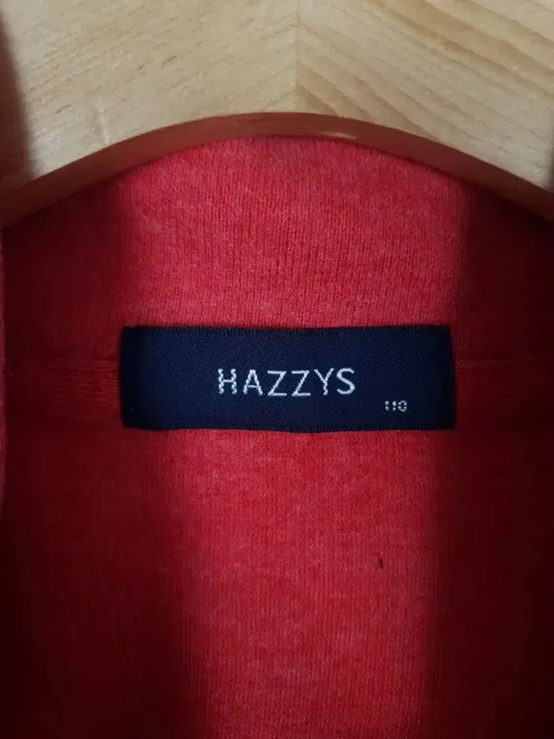 헤지스 HAZZYS 헨리넥 니트 스웨터 코랄 110 2400039 상품이미지8