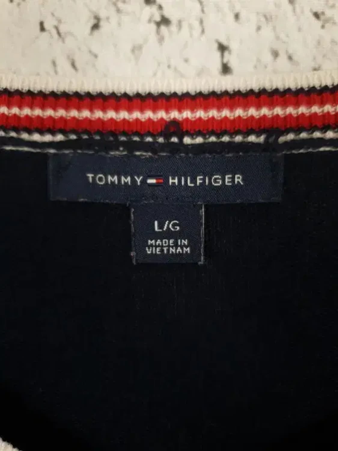 타미힐피거 TOMMY 라운드 여성 가디건 네이비 L 2400040 상품이미지9