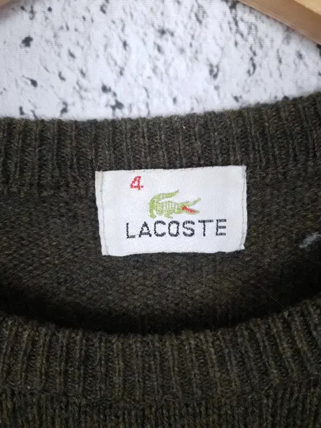 라코스테 LACOSTE 니트 카키 4 2400007 상품이미지9
