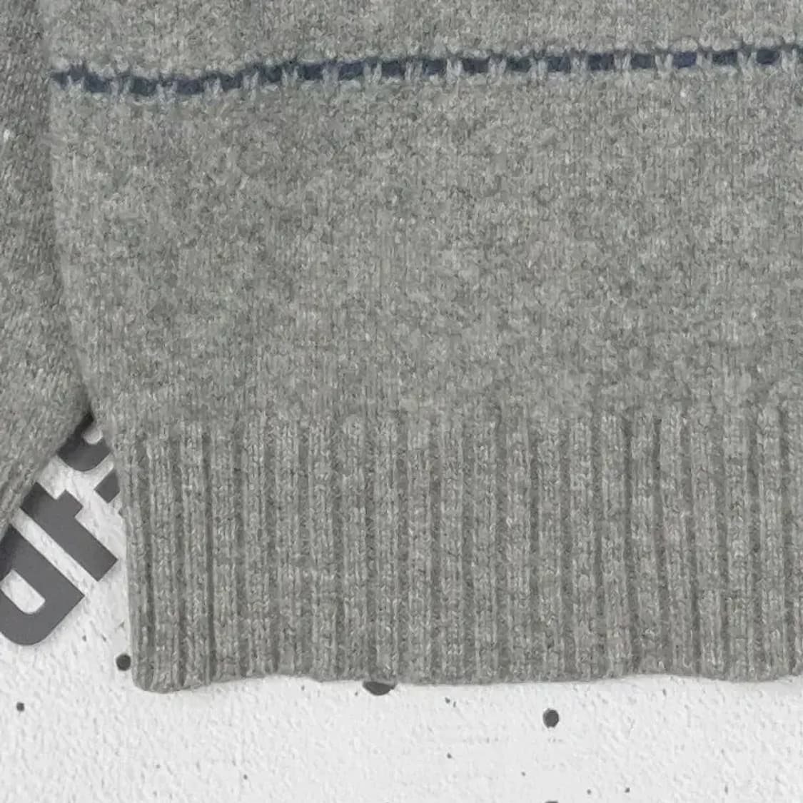 빈폴 BEANPOLE 스트라이프 니트 라이트 그레이 100 2400009 상품이미지5