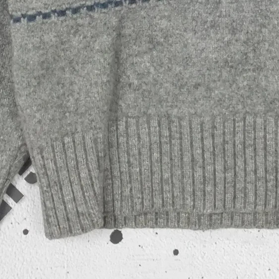 빈폴 BEANPOLE 스트라이프 니트 라이트 그레이 100 2400009 상품이미지8