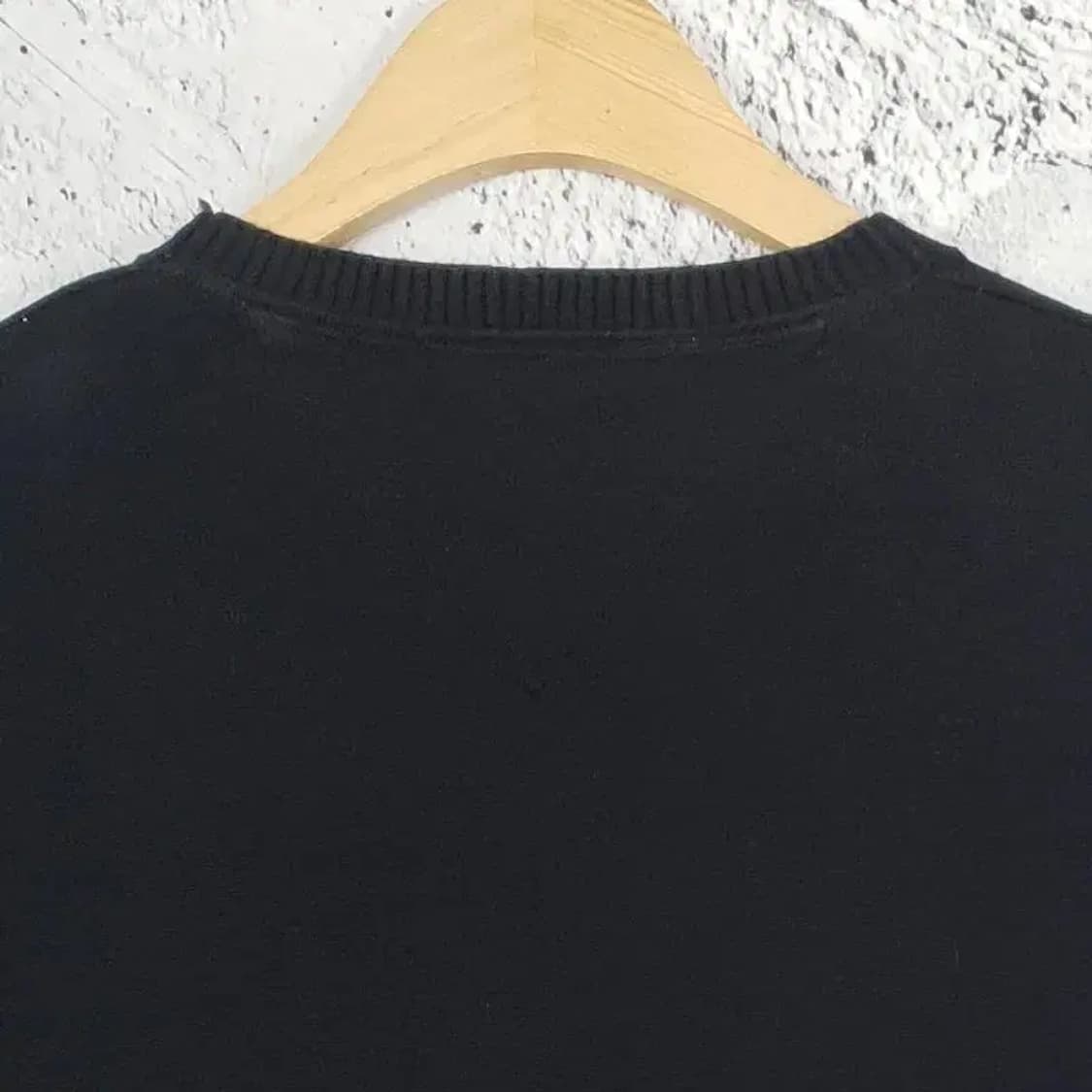 타미힐피거 TOMMY HILFIGER V넥 니트 블랙 L 2400012 상품이미지7