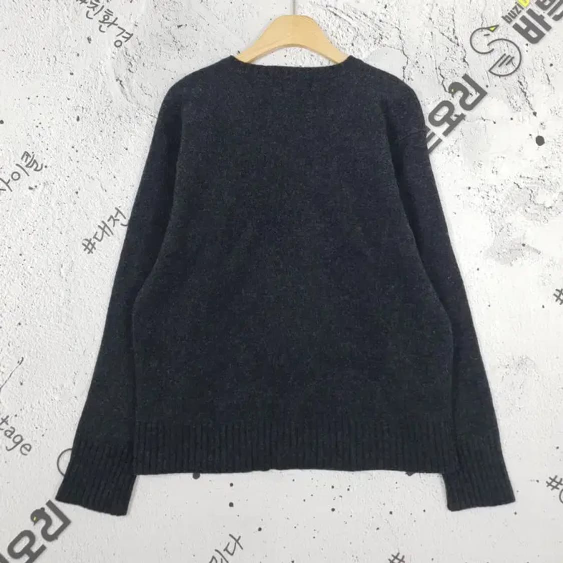 폴로랄프로렌 POLO V넥 숏 니트 차콜 100 2400018 상품이미지2