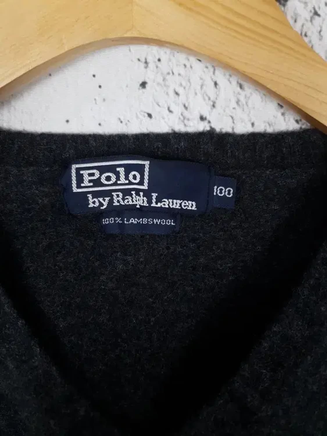 폴로랄프로렌 POLO V넥 숏 니트 차콜 100 2400018 상품이미지9