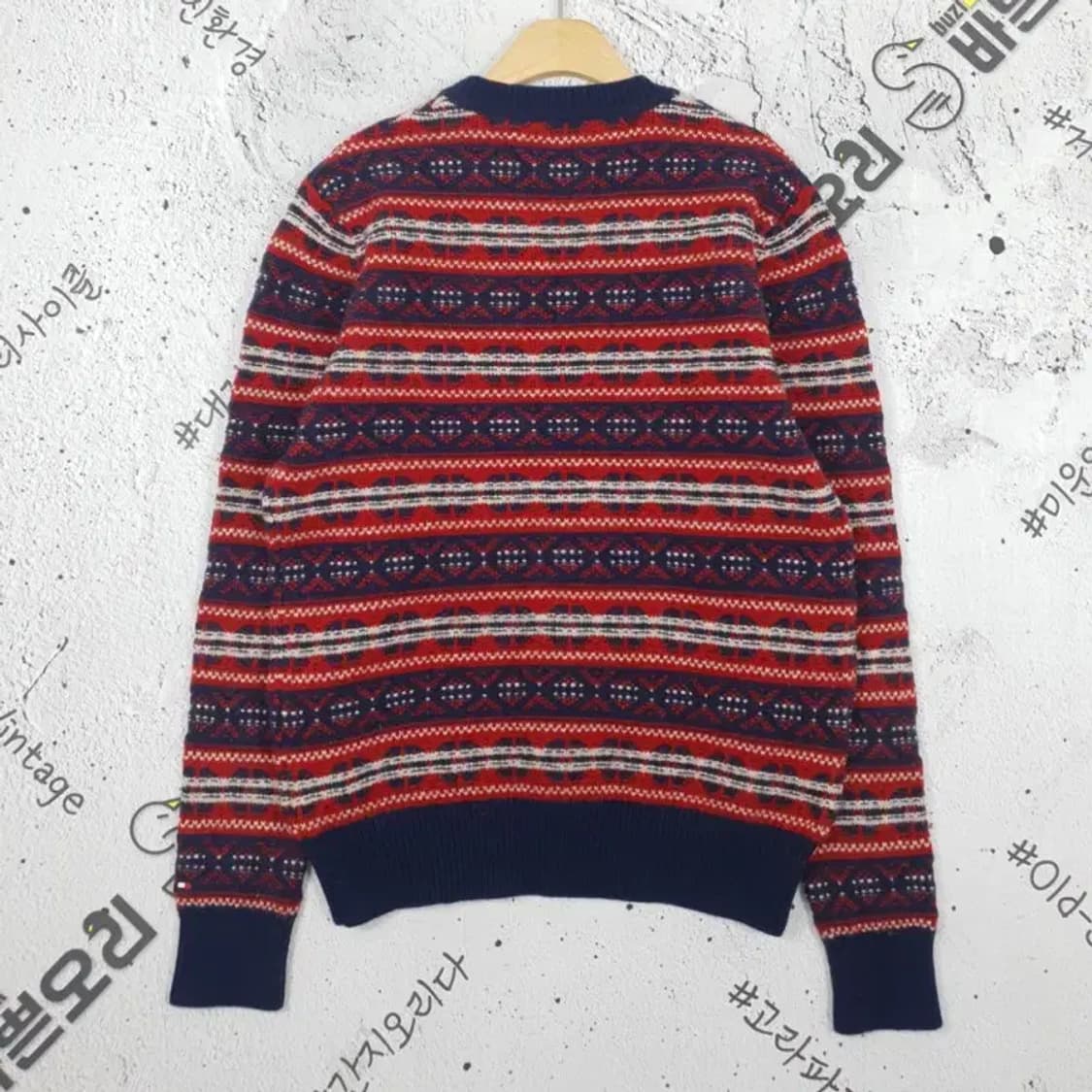 타미힐피거 TOMMY 페어아일 램스울 크루넥 니트 L 2400019 상품이미지2