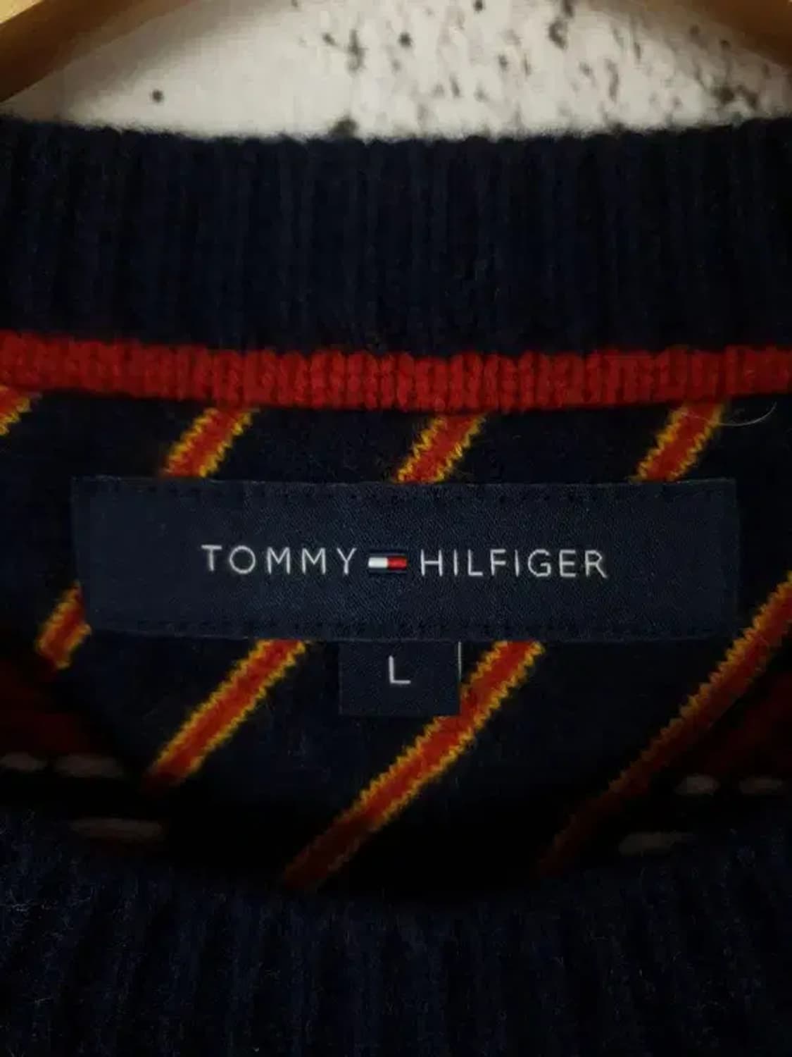 타미힐피거 TOMMY 페어아일 램스울 크루넥 니트 L 2400019 상품이미지8