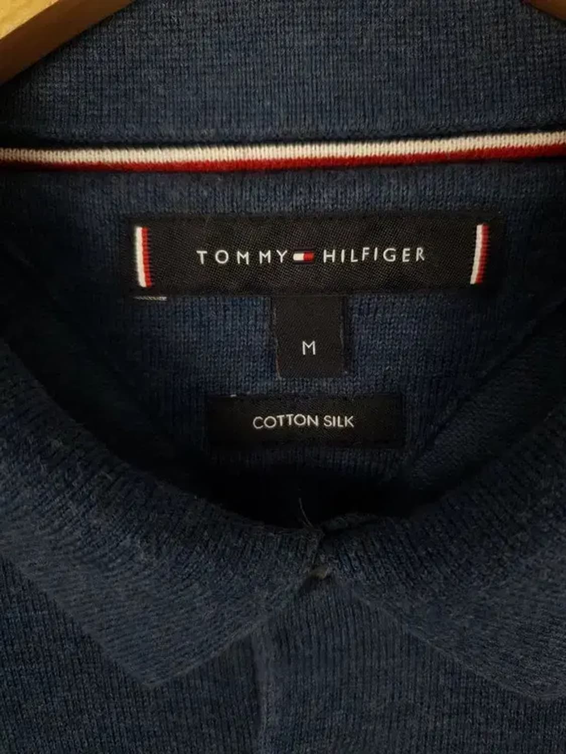 타미힐피거 TOMMY 카라티 니트 네이비 M 2400036 상품이미지10