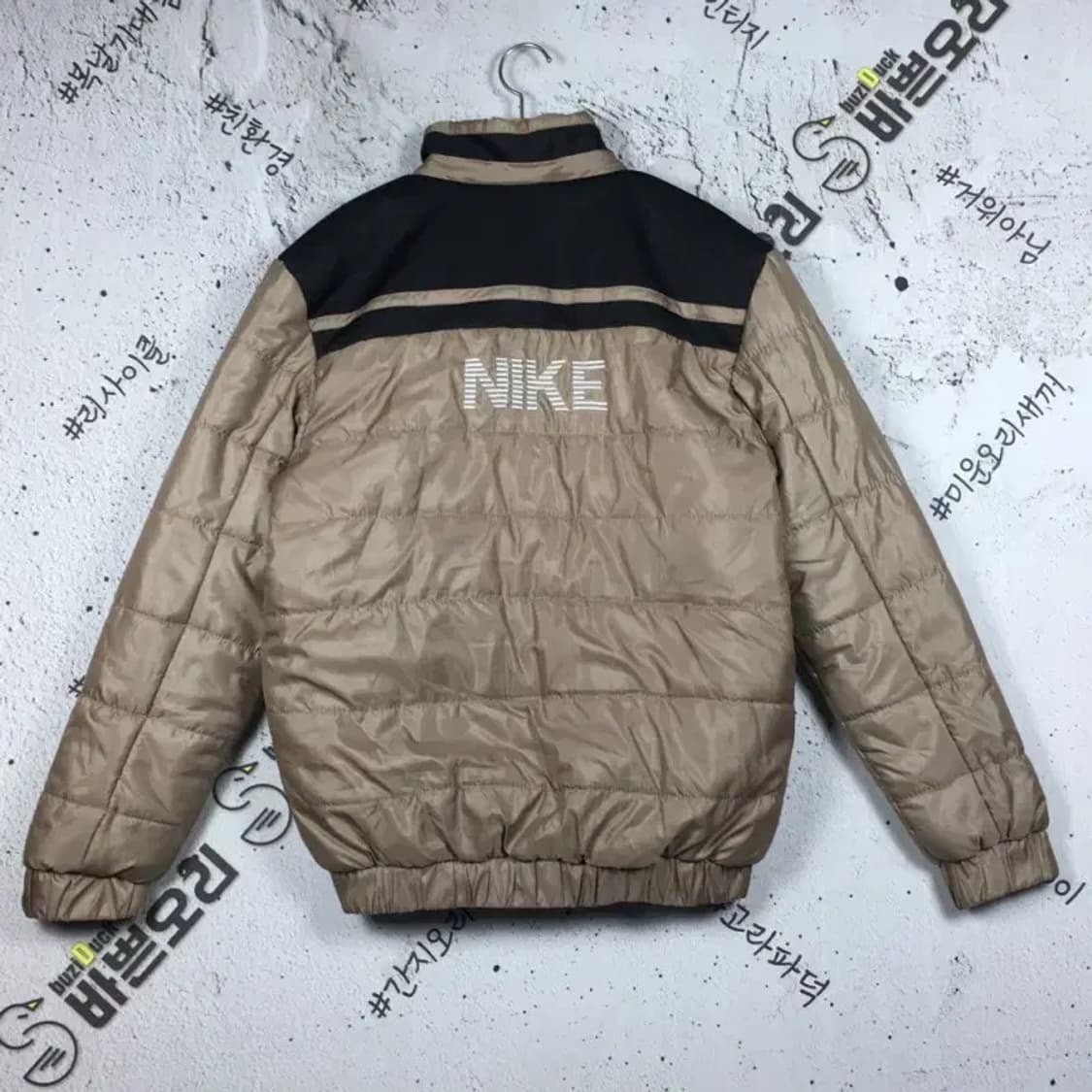 나이키 스우시 올드스쿨  패딩 점퍼 베이지 S(100) 3400227 상품이미지2
