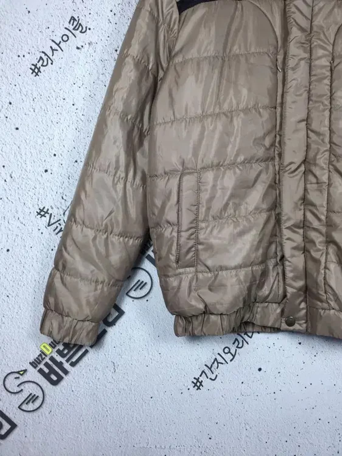 나이키 스우시 올드스쿨  패딩 점퍼 베이지 S(100) 3400227 상품이미지5