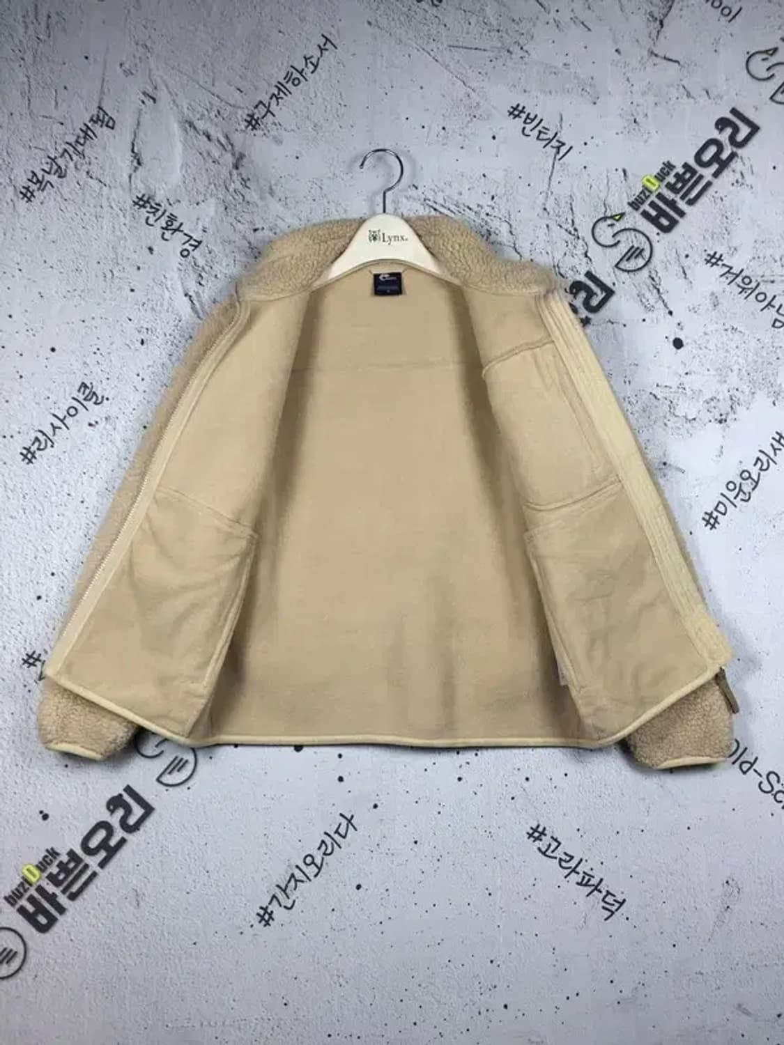 네파 여성 뽀글이 플리스 자켓 베이지 90 3400232 상품이미지3