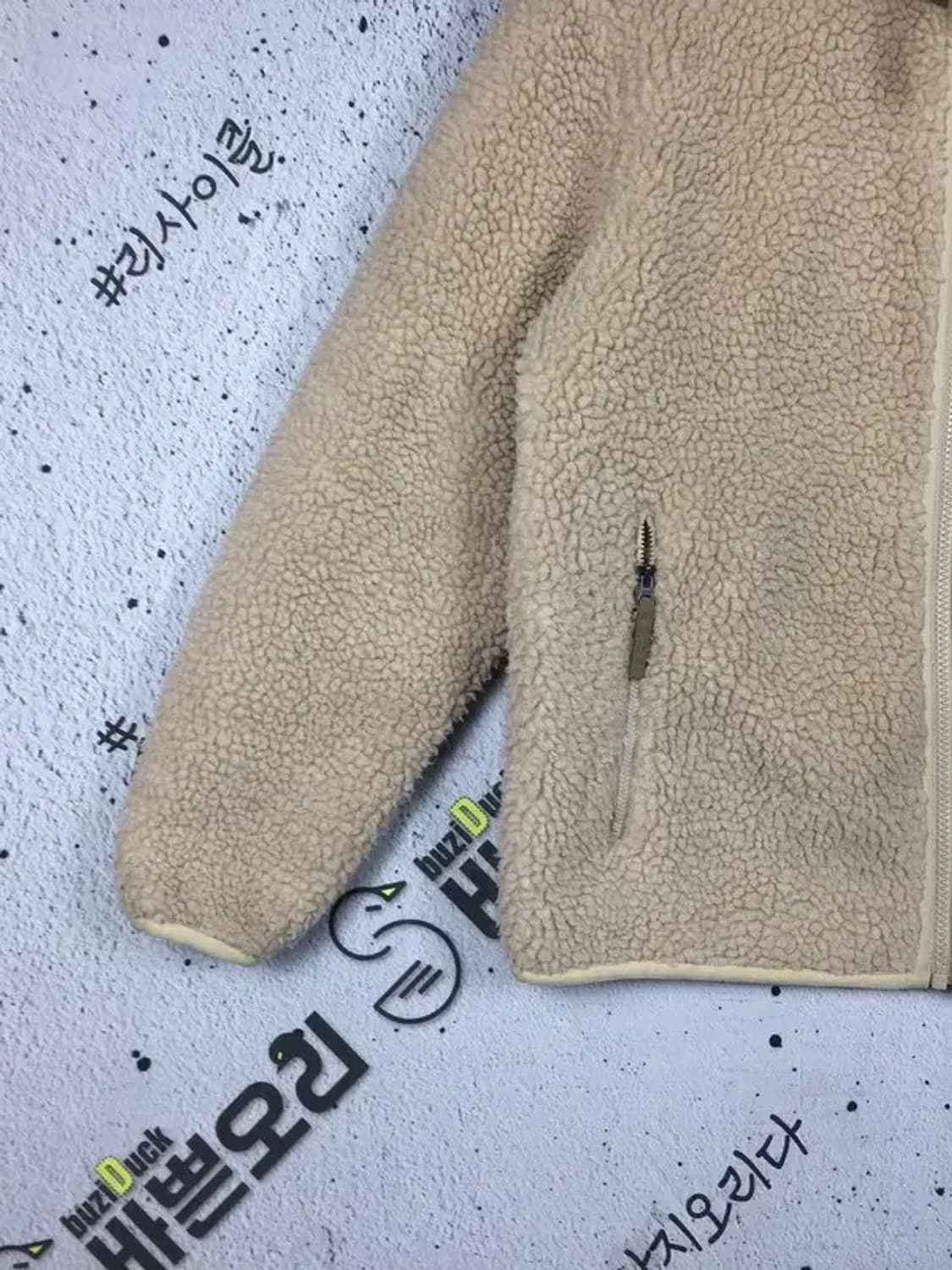 네파 여성 뽀글이 플리스 자켓 베이지 90 3400232 상품이미지5