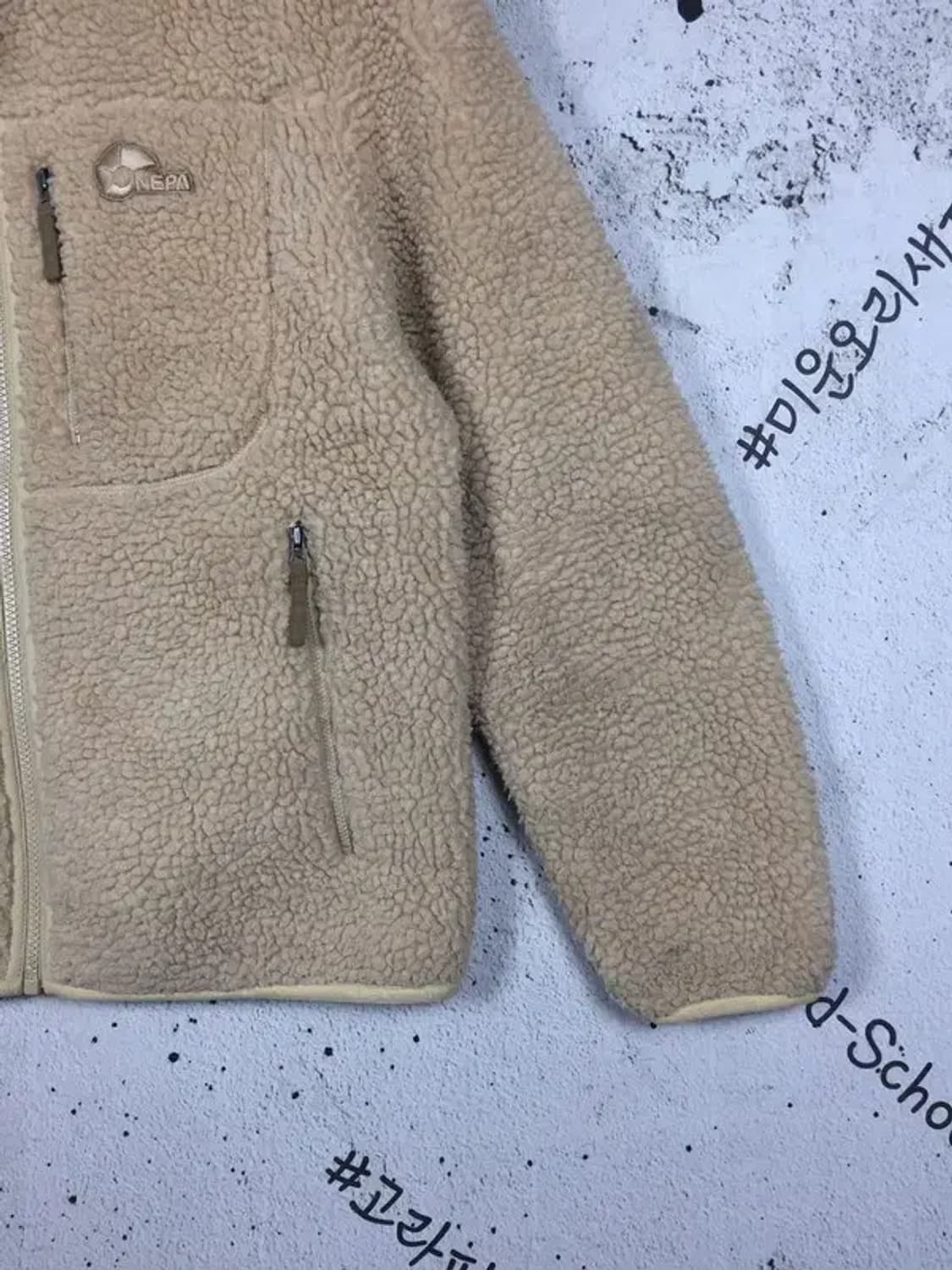 네파 여성 뽀글이 플리스 자켓 베이지 90 3400232 상품이미지6