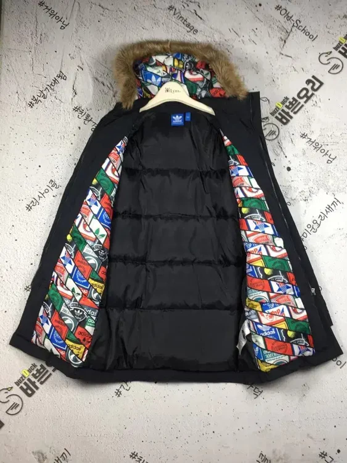 아디다스 배지 덕다운 패딩 점퍼 블랙 95 3400234 상품이미지3