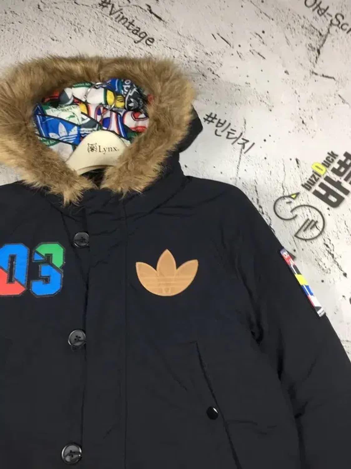 아디다스 배지 덕다운 패딩 점퍼 블랙 95 3400234 상품이미지4