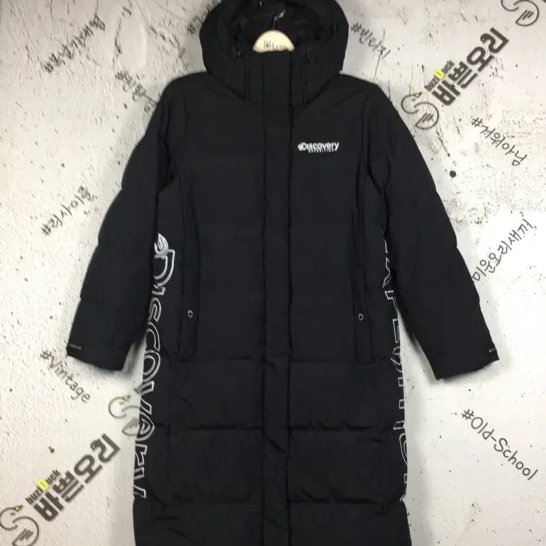 디스커버리 여성 덕다운 롱패딩 블랙 90 3400229 상품이미지1