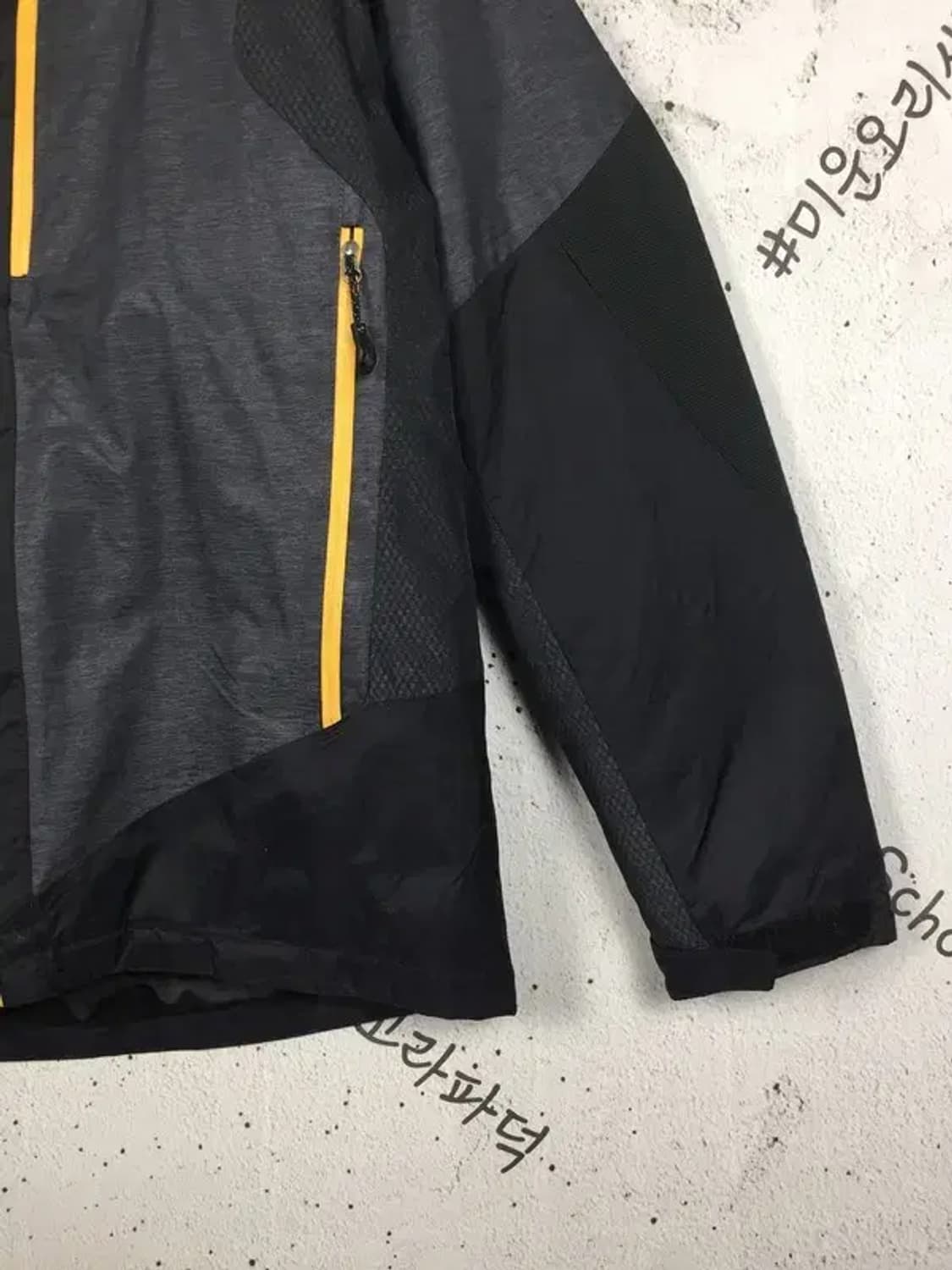 네파 경량패딩 + 윈드외피 점퍼 자켓 그레이 100 3400228 상품이미지7