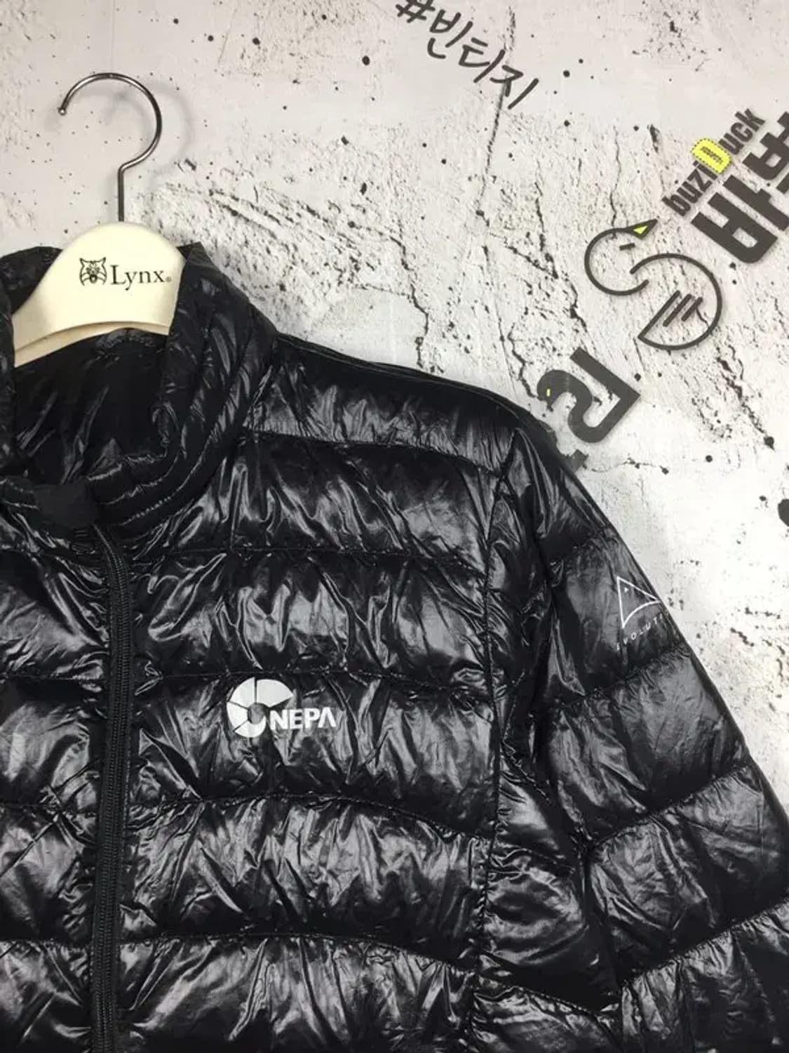 네파 에볼루션 850 구스다운 경량 패딩 점퍼 블랙 95 3400231 상품이미지4