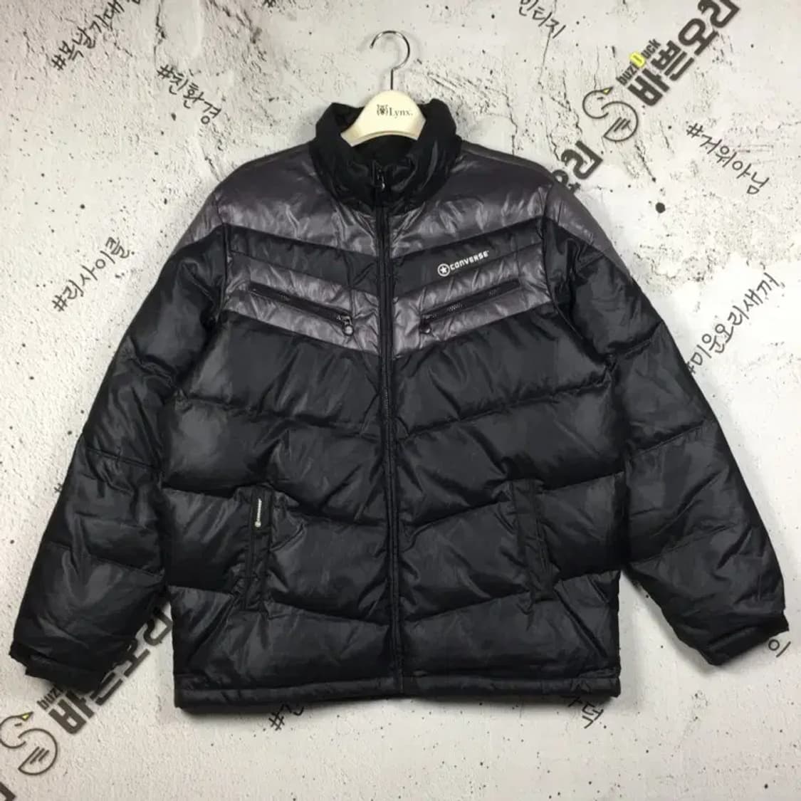 컨버스 빵빵 올드스쿨 패딩 점퍼 블랙 105 3400233 상품이미지1