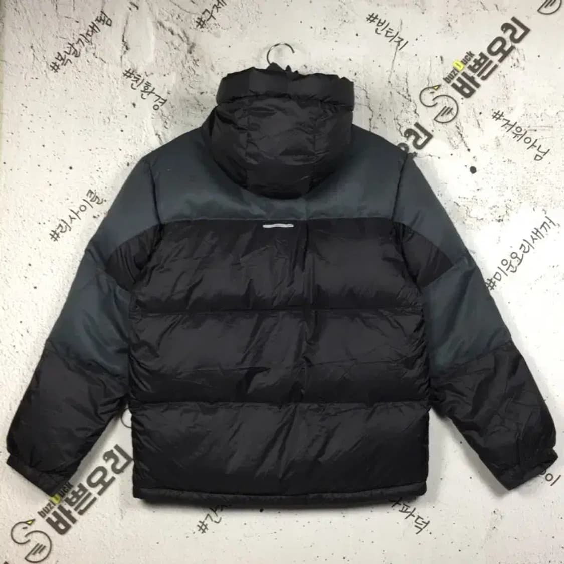 리복 직텍 펌프 구스다운 패딩 블랙 100 3400235 상품이미지2