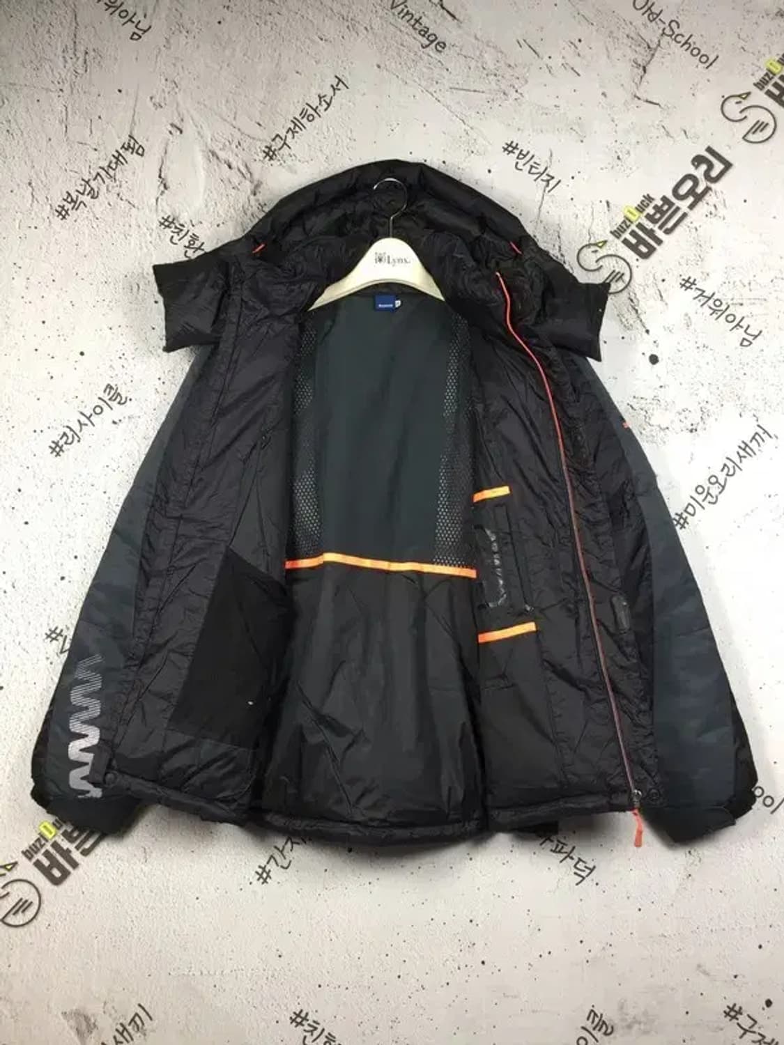 리복 직텍 펌프 구스다운 패딩 블랙 100 3400235 상품이미지3