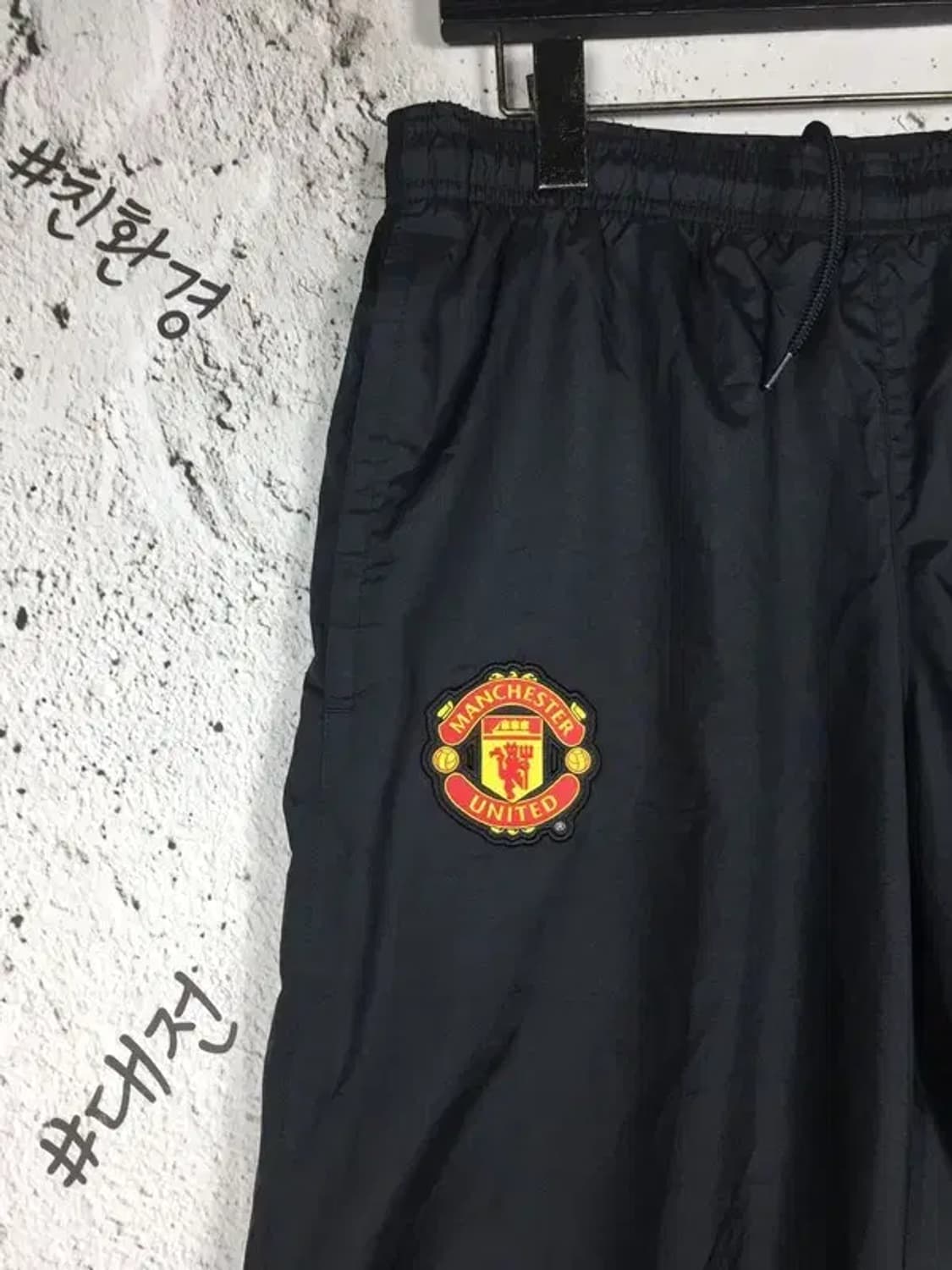 나이키 맨유 우븐 웜업 트레이닝 운동바지 블랙 S 4400097 상품이미지5