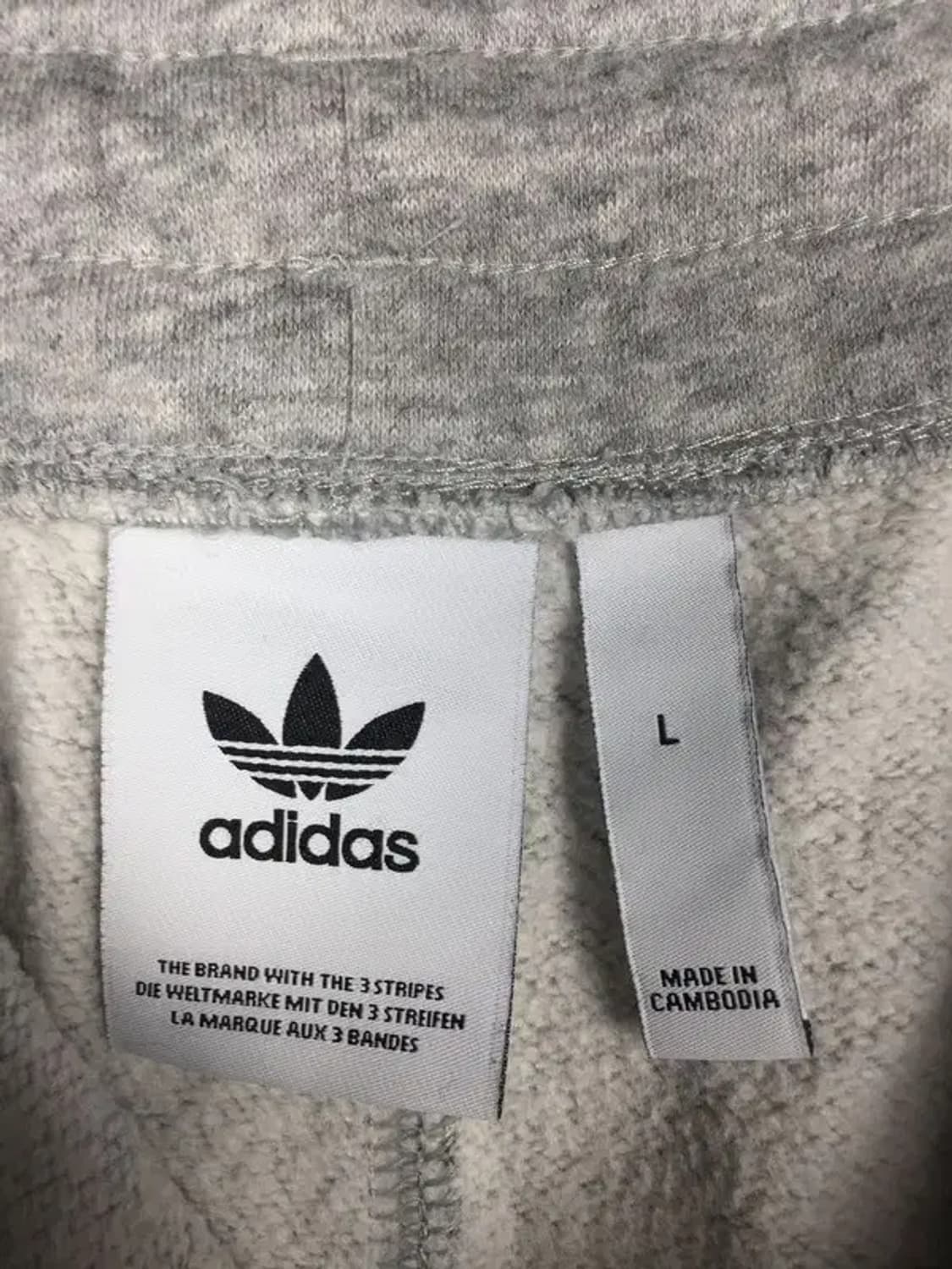 아디다스 아웃라인 스펠 기모 트레이닝 바지 그레이 L 4400099 상품이미지10
