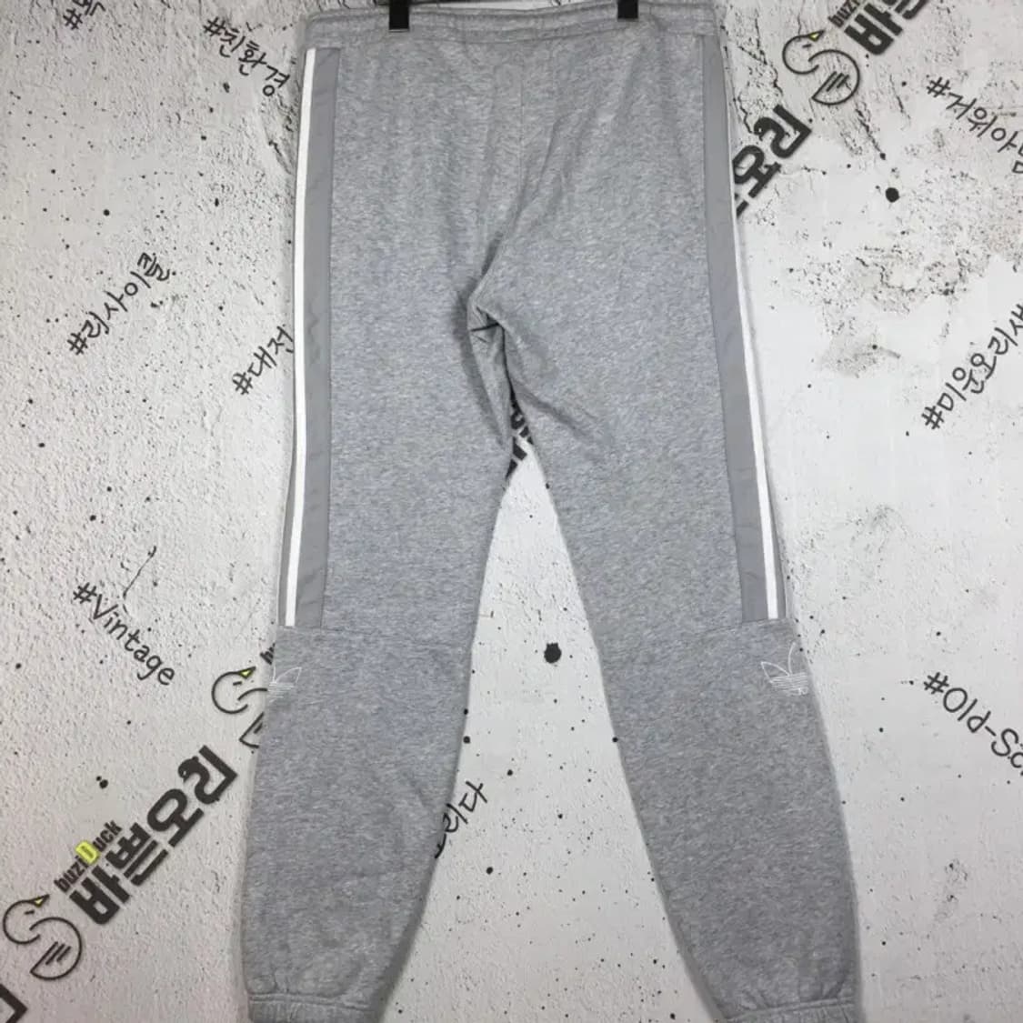 아디다스 아웃라인 스펠 기모 트레이닝 바지 그레이 L 4400099 상품이미지2