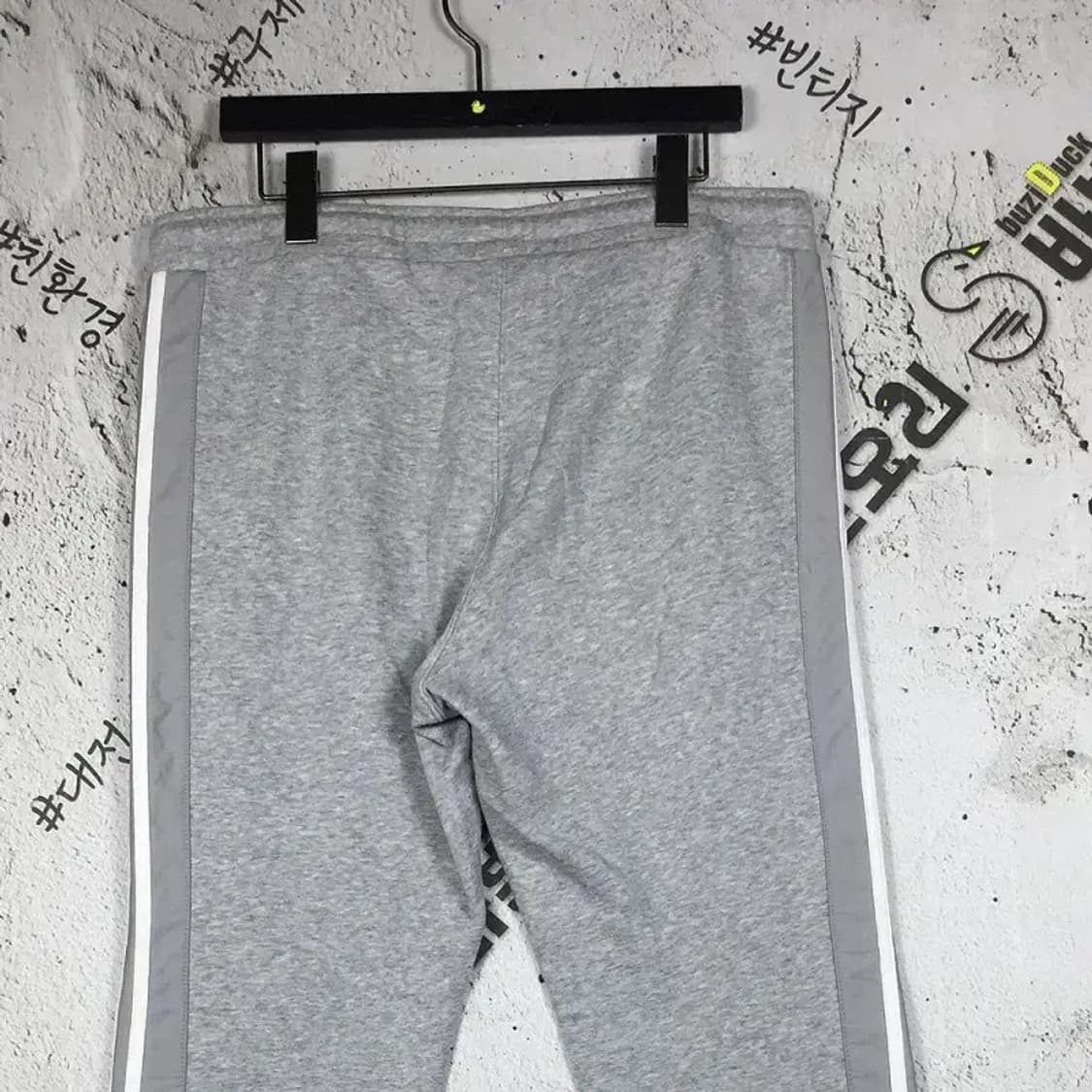 아디다스 아웃라인 스펠 기모 트레이닝 바지 그레이 L 4400099 상품이미지5