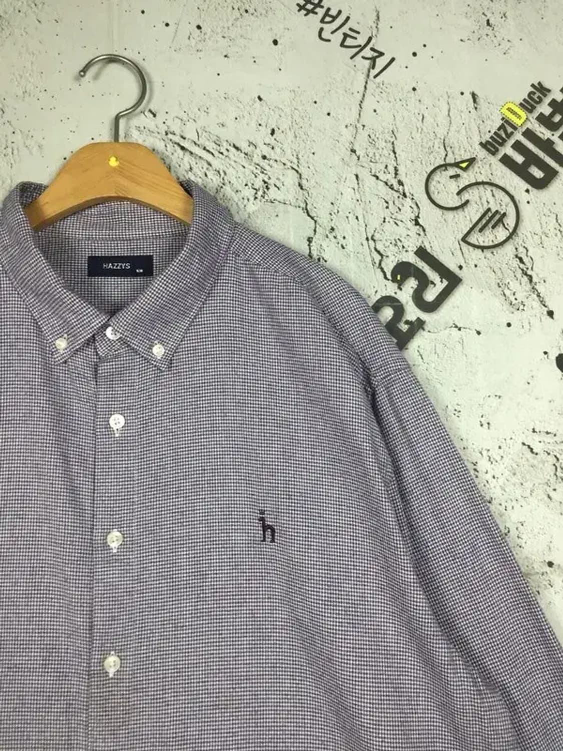 헤지스 긴팔 셔츠 라이트 퍼플 120 1100399 상품이미지4