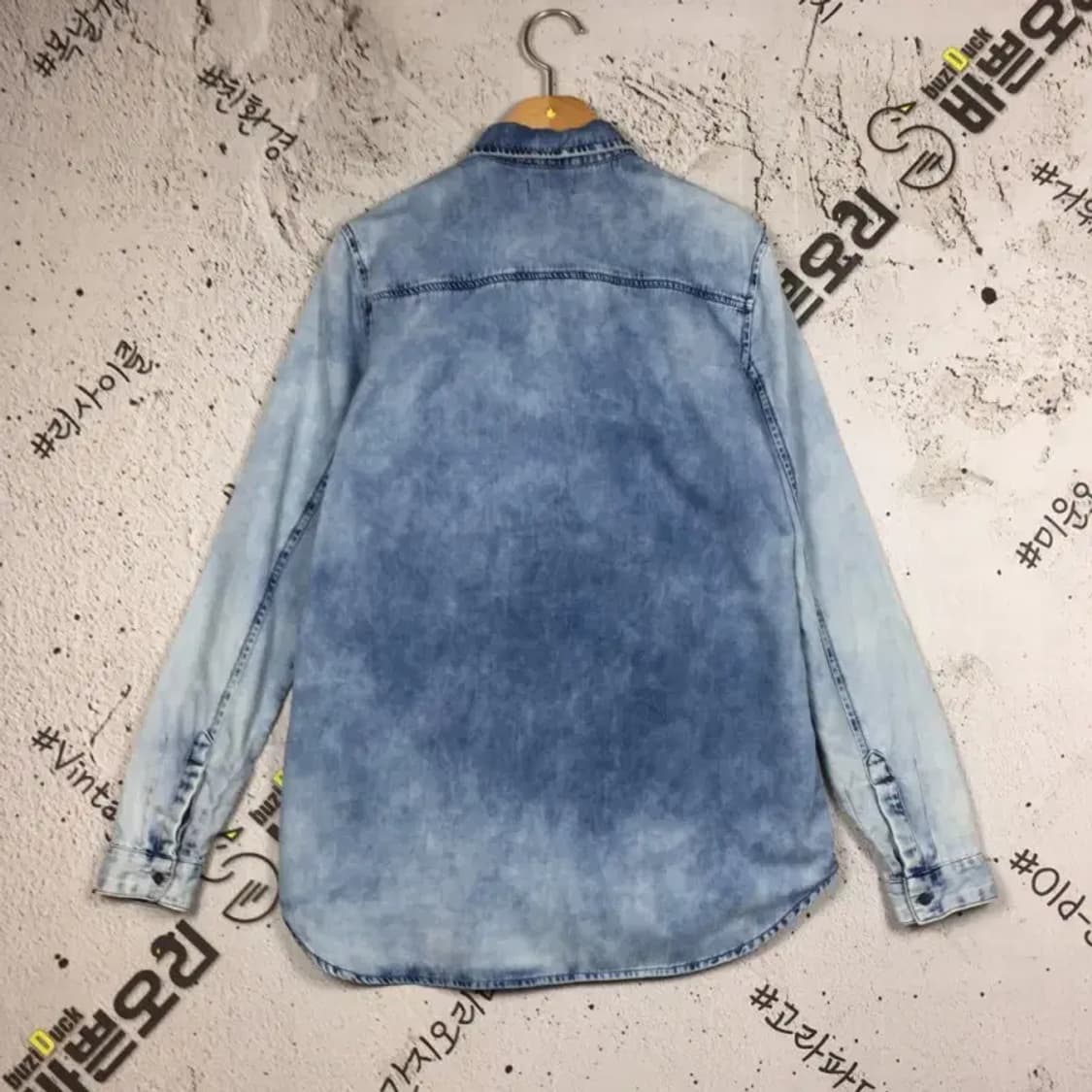 캘빈클라인 여성 데님 셔츠 라이트 블루 XS 1100401 상품이미지2
